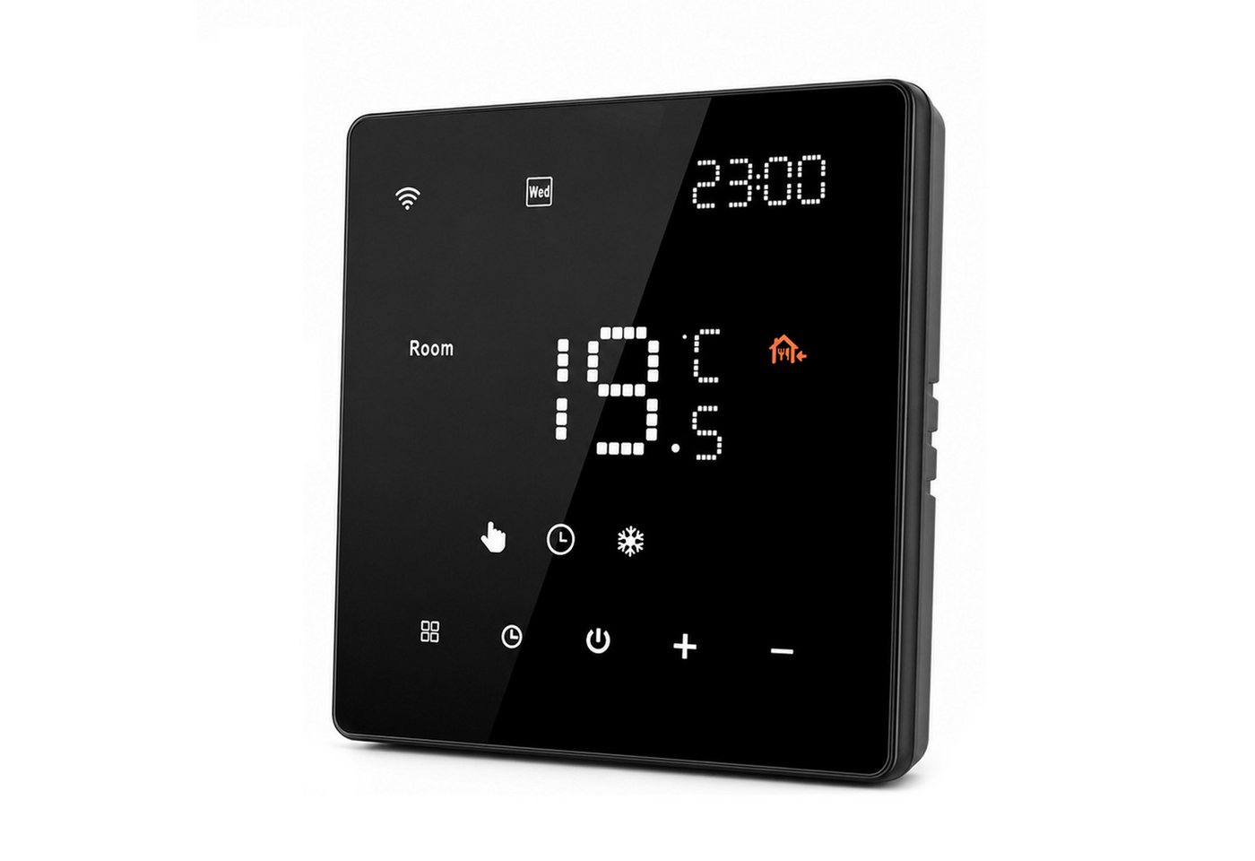 CONENTOOL Raumthermostat WLAN Smart Thermostat, max. 250 V, Elektronisch, (1-St., 16 A, Wöchentlich programmierbarer, Touchscreen), für Elektro-Heizung, programmierbar, App-Fernbedienung