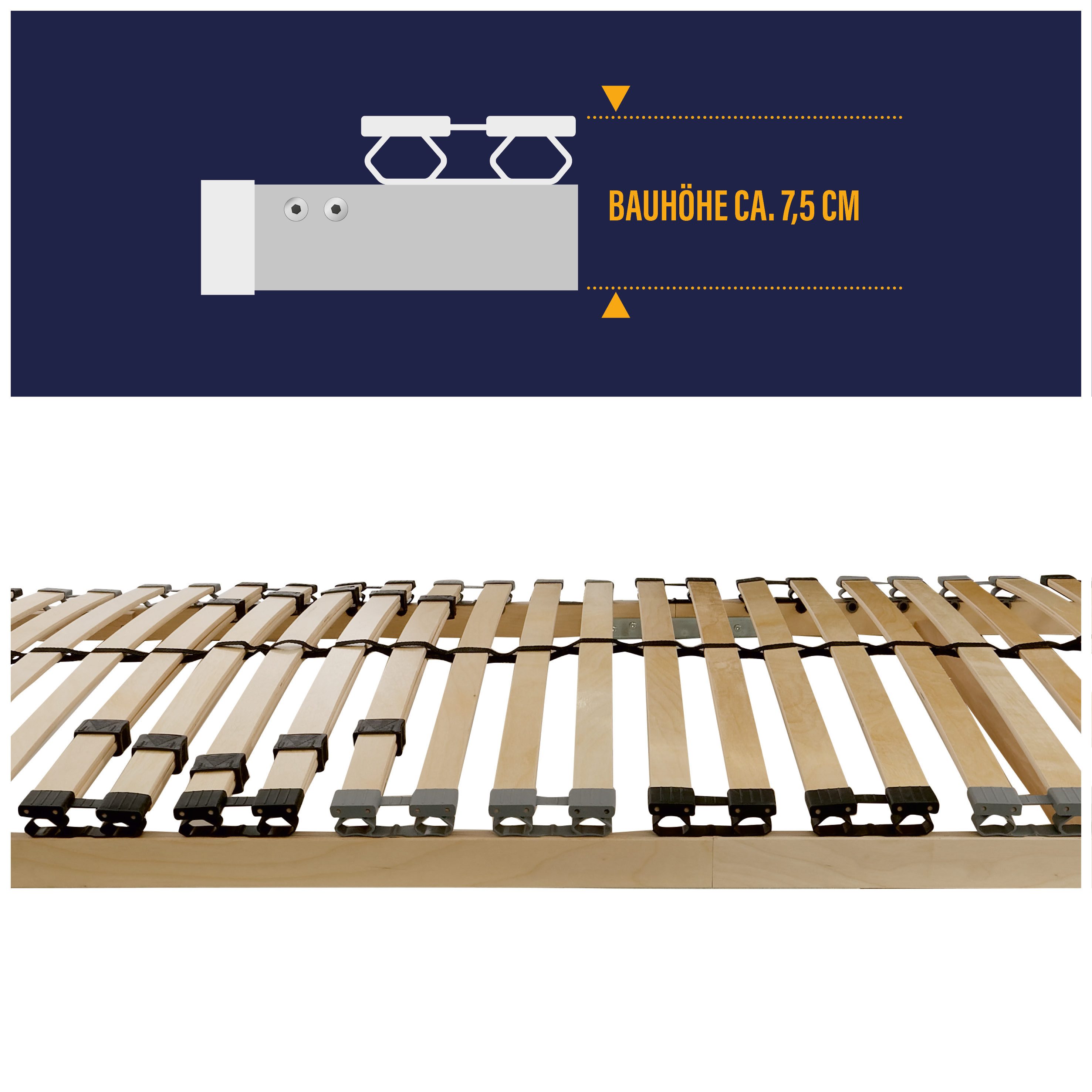 Lattenrost Easy 4 all BeCo 80x200 mit verstellbarem Kopfteil, Beco, 28 Leis günstig online kaufen