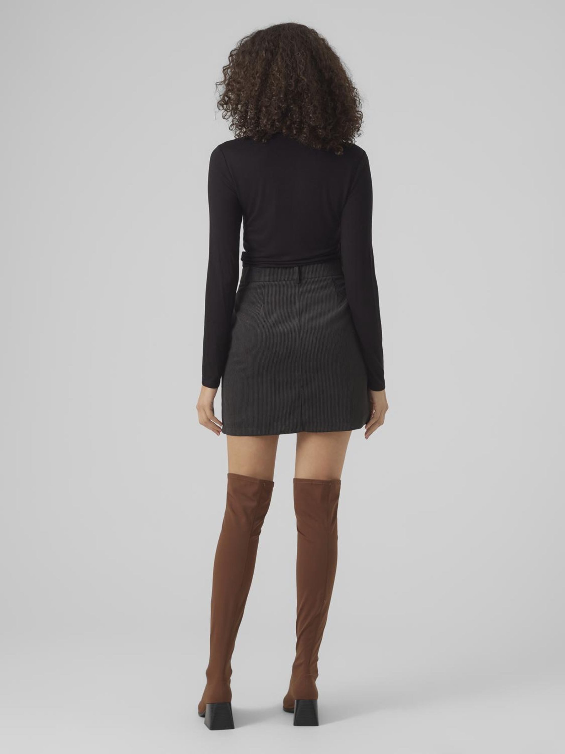 Vero Moda Langarmshirt VMALBERTE LS ROLLNECK TOP JRS NOOS Viskosemischung