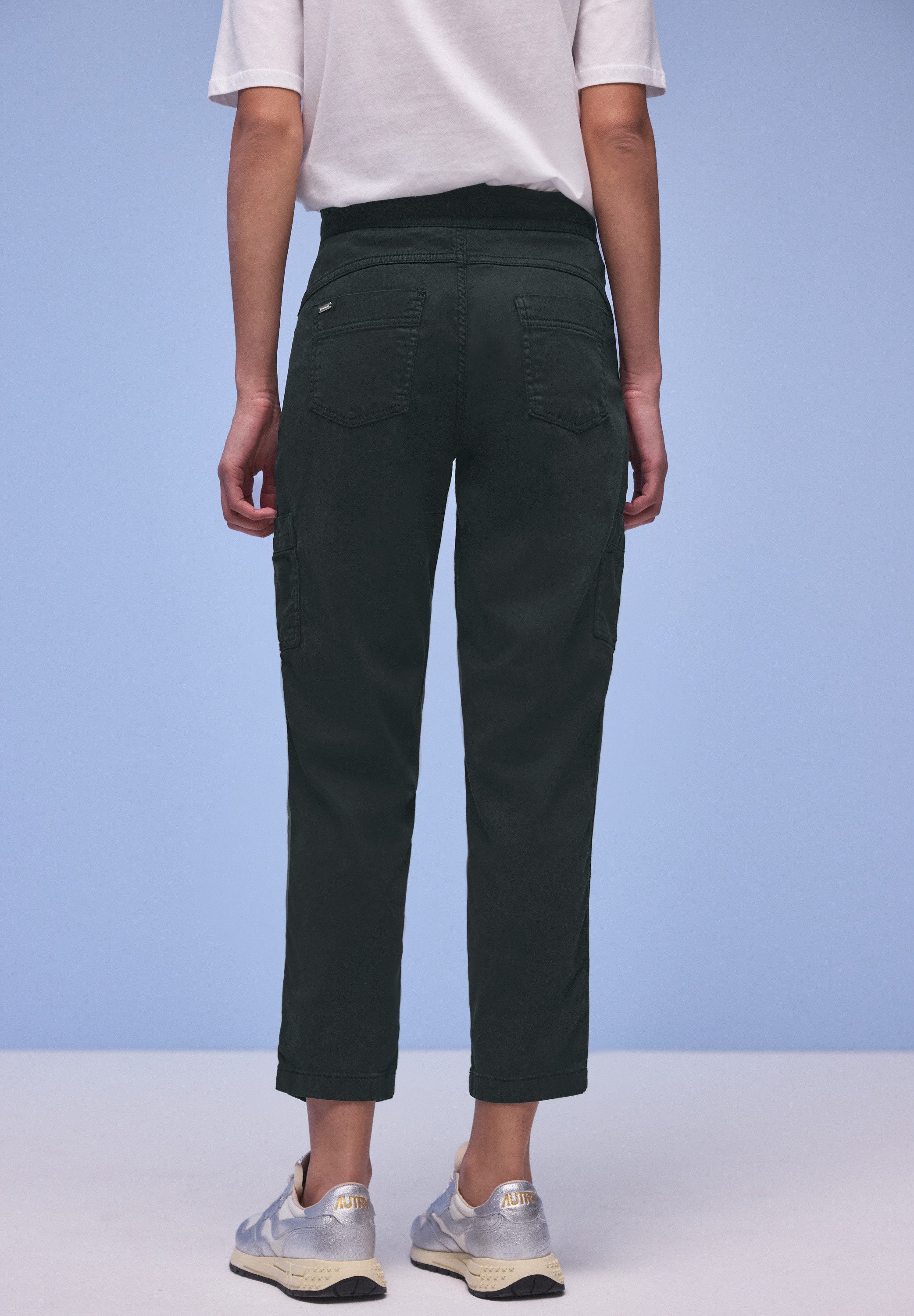 STREET ONE Jogger Pants Style Bonny mit Cargo-Taschen und Kordelzug