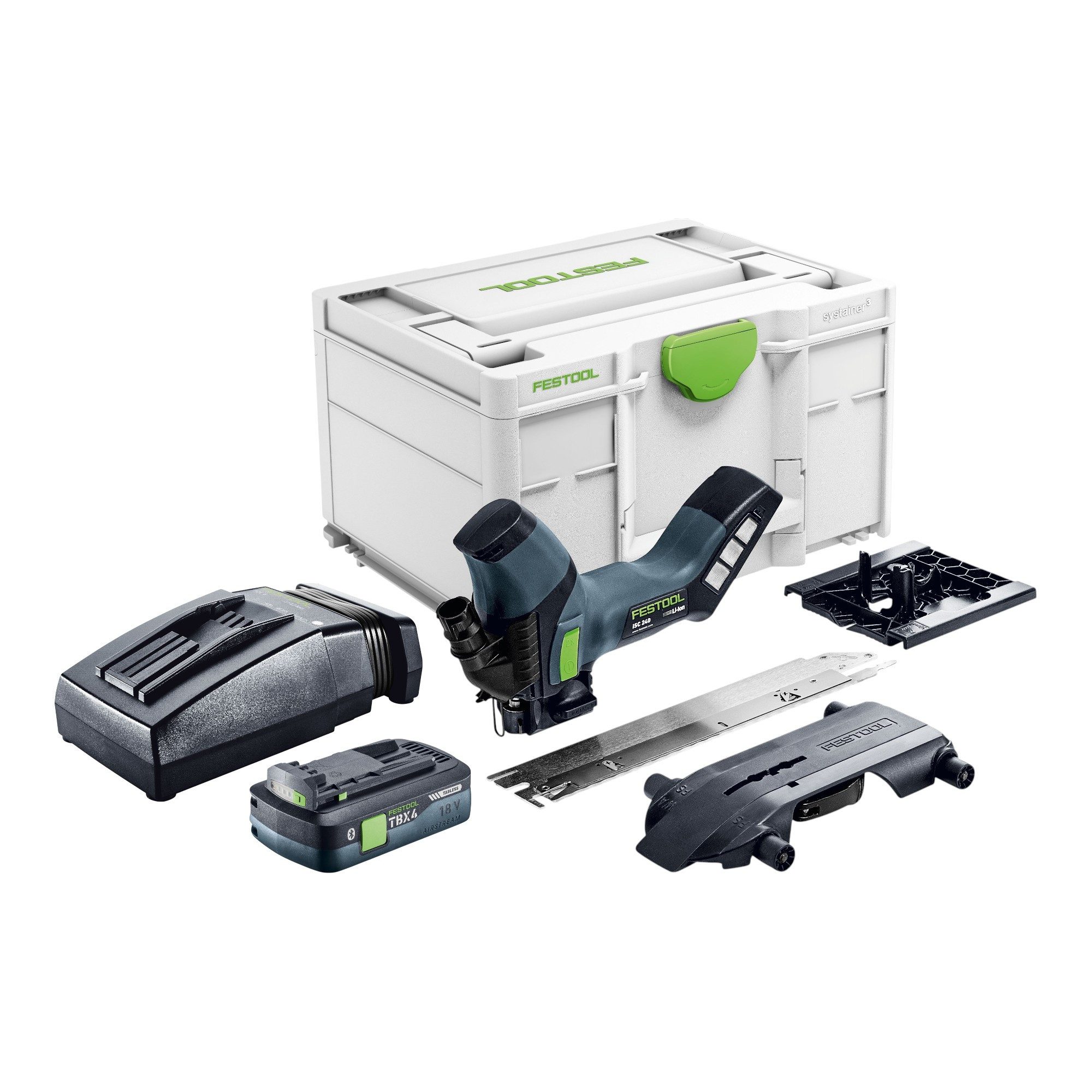 FESTOOL Akku-Säge ISC 240 EB-Basic Akku Dämmstoffsäge 18 V 240 mm + 1x Akku 4,0 Ah