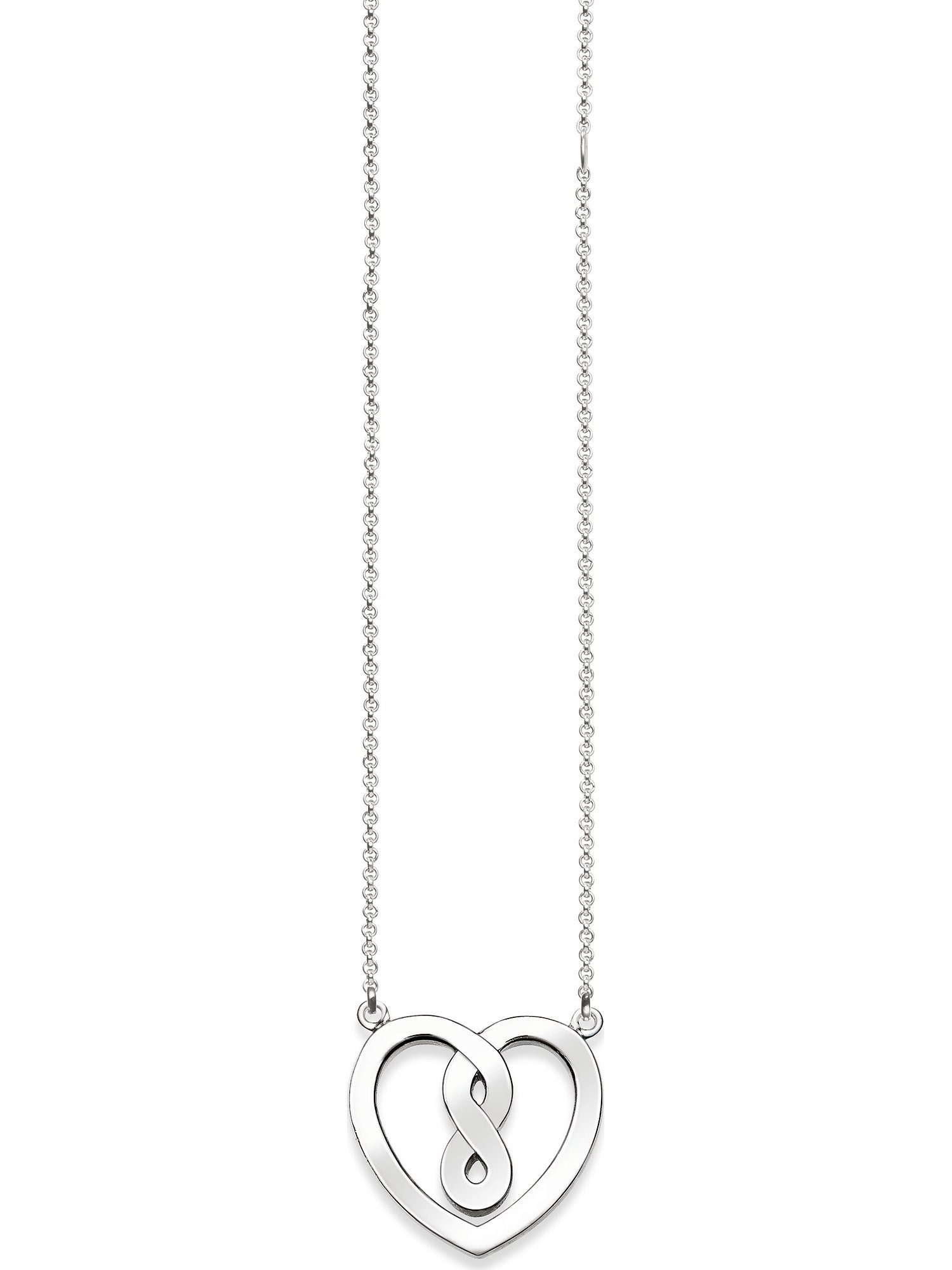 Silberkette Thomas Sabo Damen-Kette 925er Silber Herz