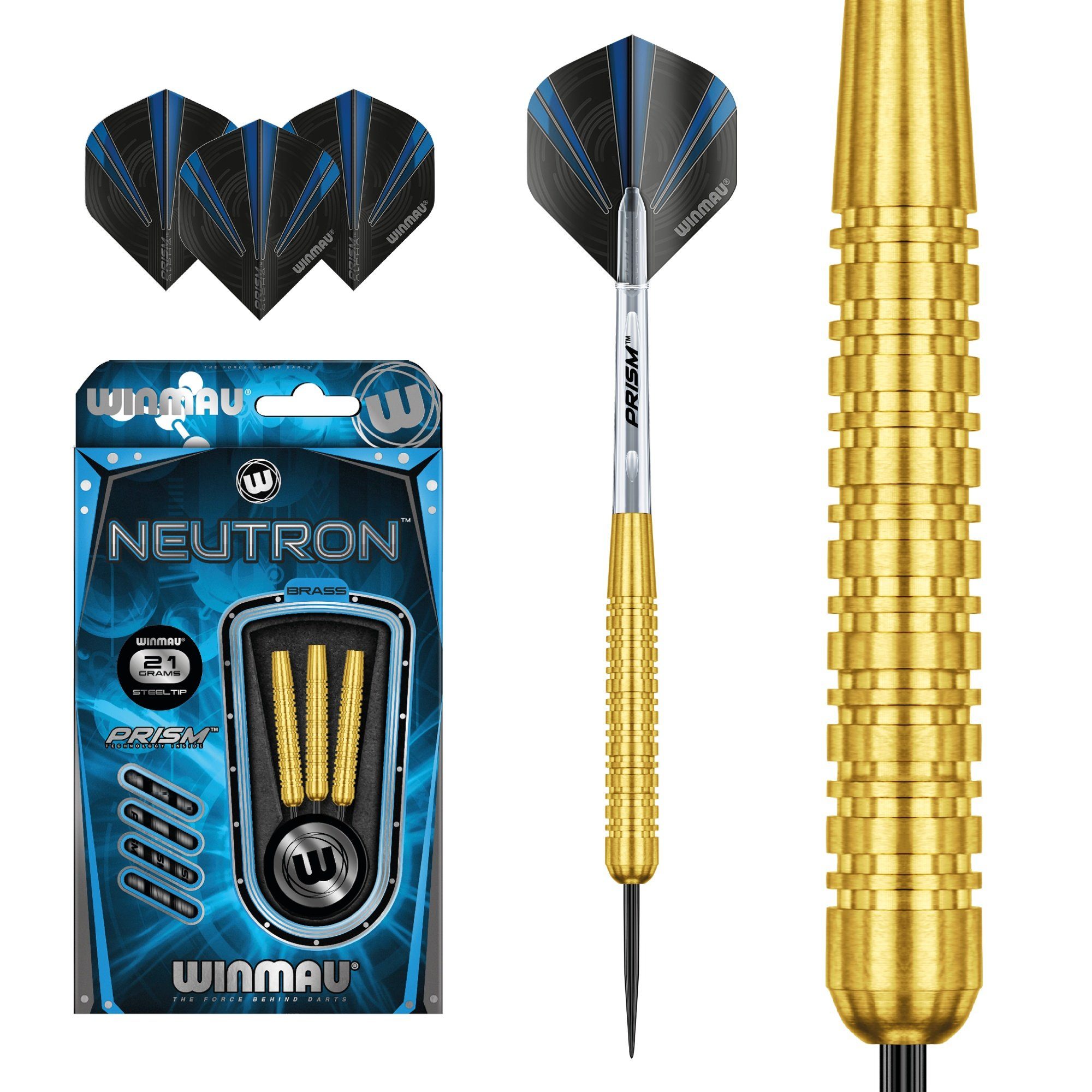 Winmau Dartpfeil Brass Steeldart Winmau g 1208-21 Neutron