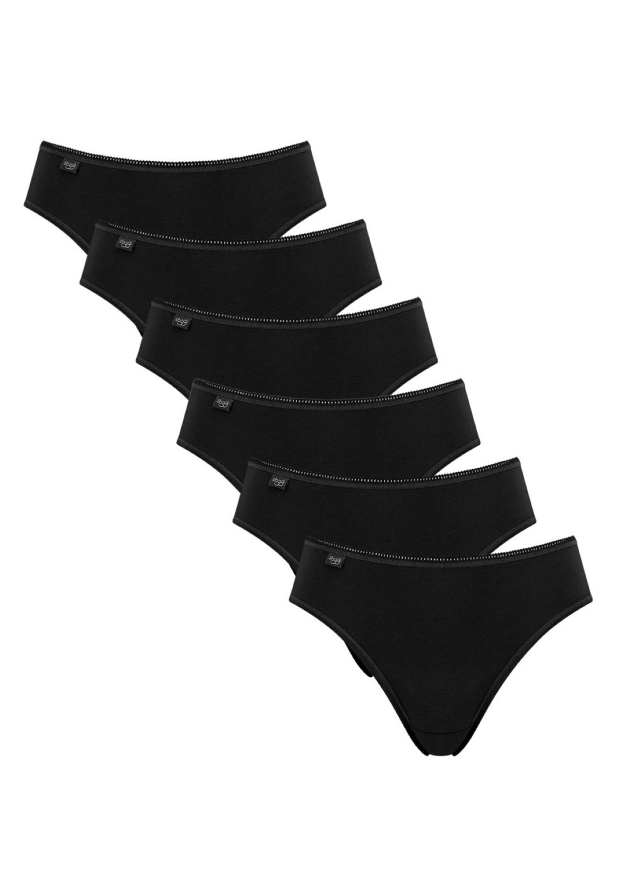 sloggi Tai-Slip 6er Pack 24/7 Cotton (Spar-Set) Tai Slip - Baumwolle - Atmungsaktiv