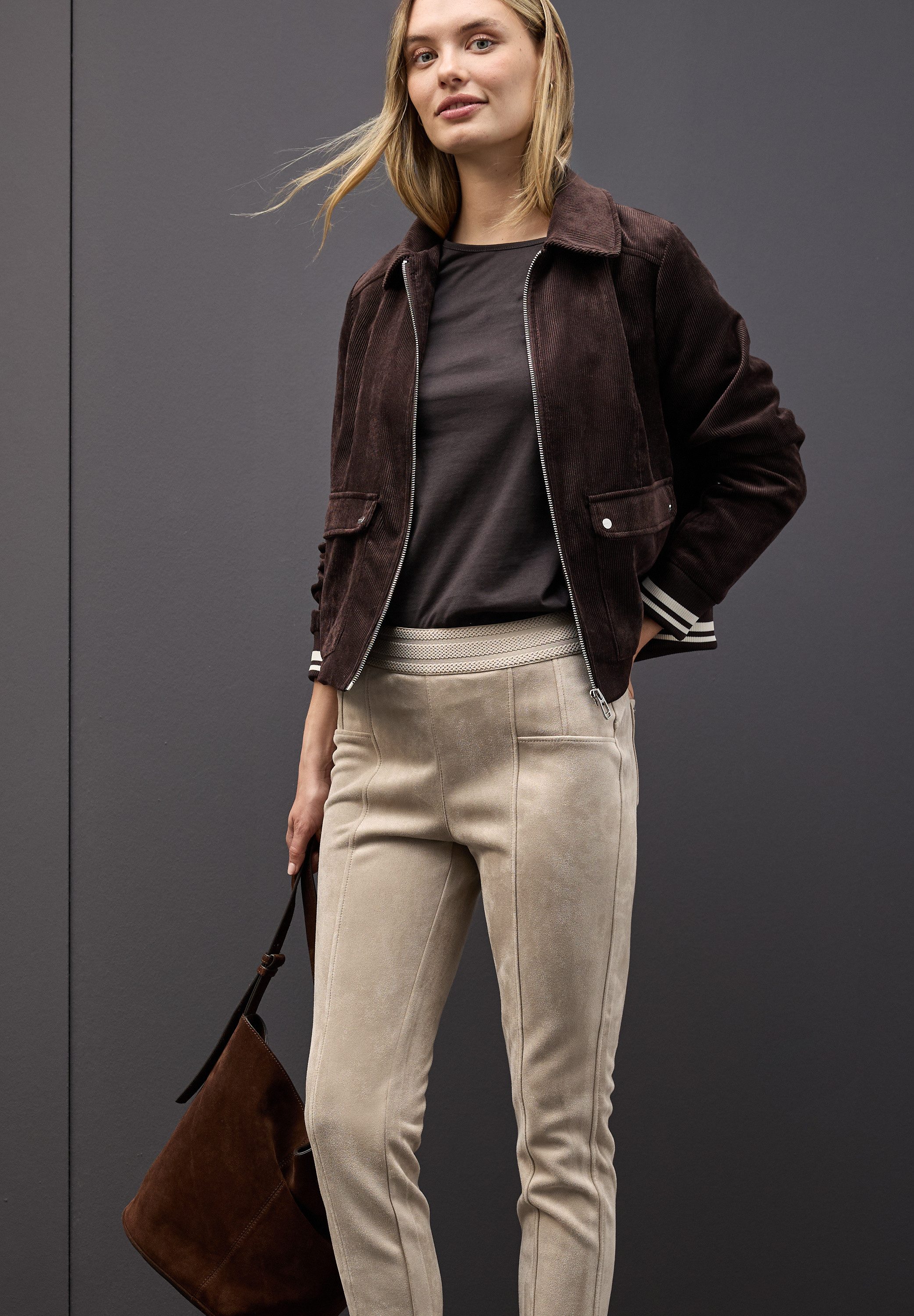 STREET ONE Stoffhose Style Hope mit elastischem Bund