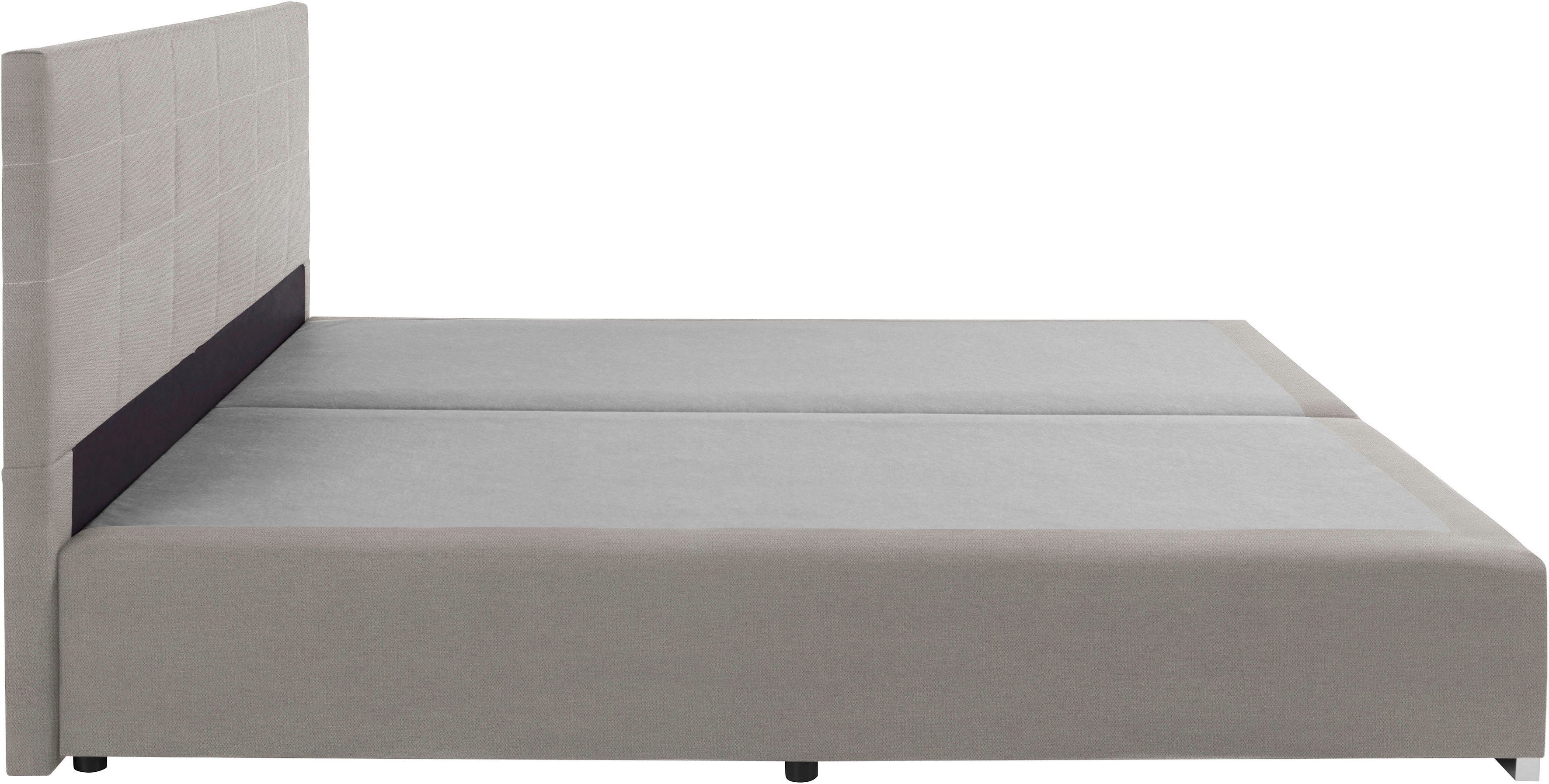 COTTA Boxspringbett SIMBA inkl. 5-Zonen-TFK-Matratze H3/H4, mit Kaltschaumtopper, Strukturstoff, 120/140/160/180/200 cm x 200 cm – Bild 5 von 5