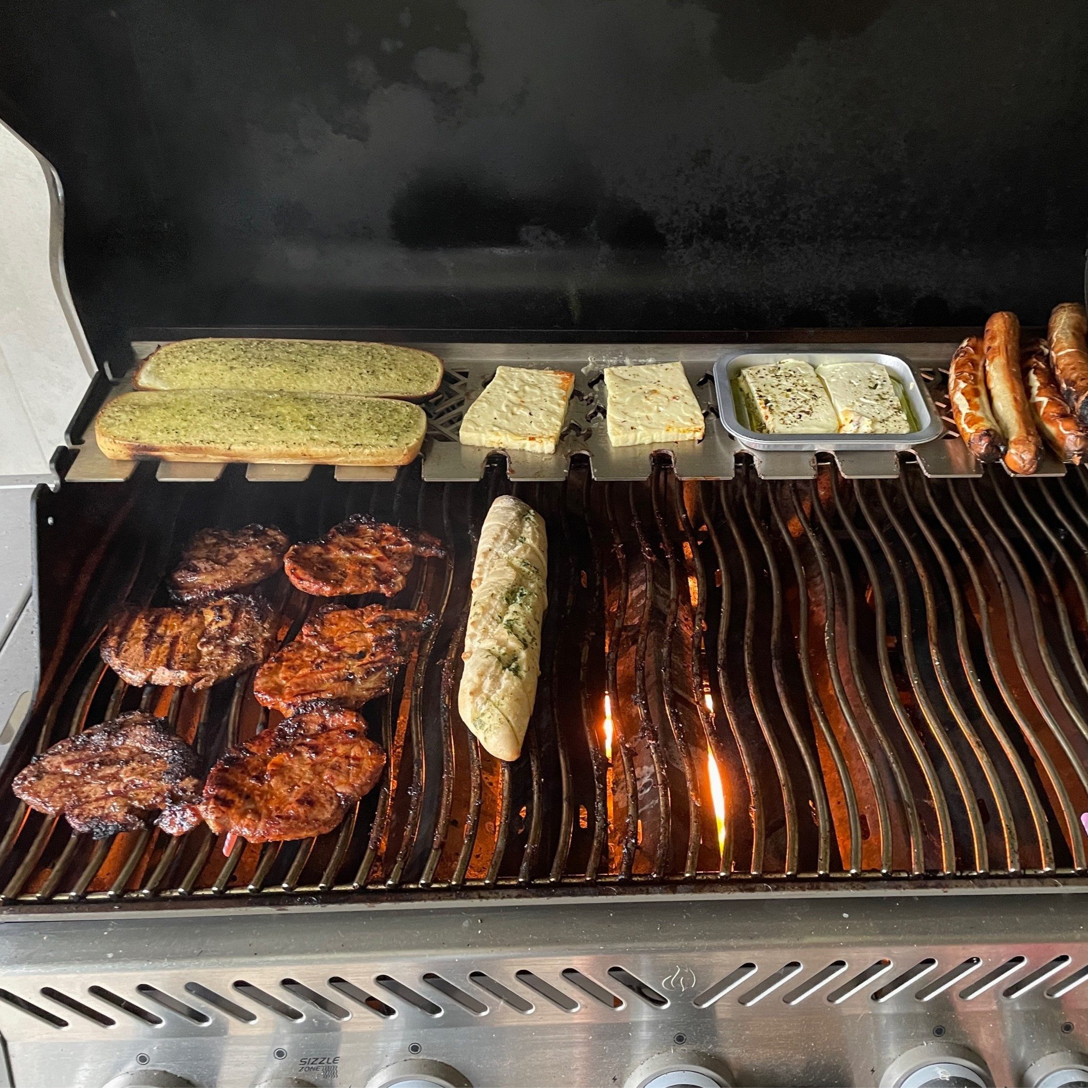 Grillrost.com BBQ Grillrost BBQ Warmhalterost Napoleon Rogue 625, Made in Germany