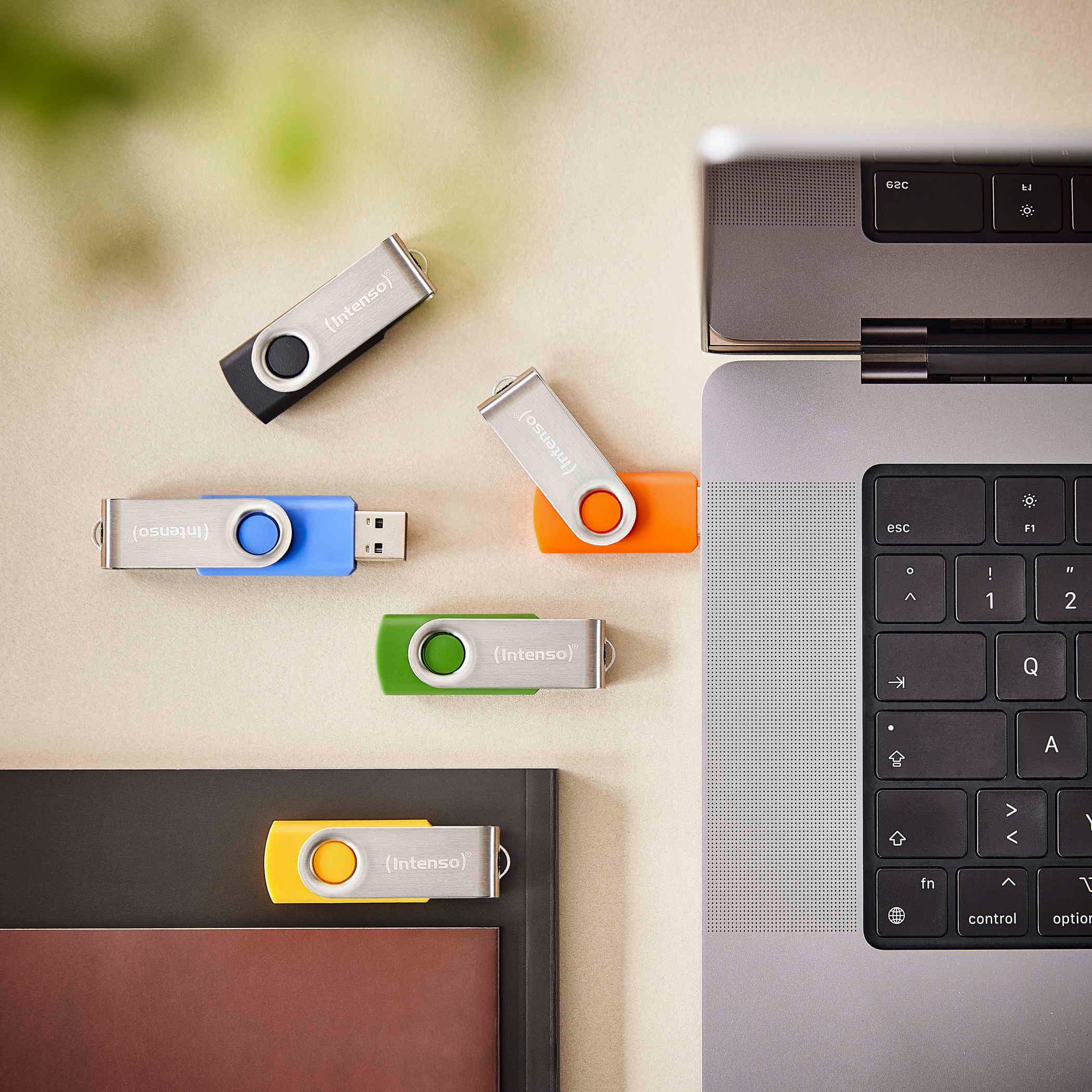 Intenso USB Stick 64GB Speicherstick Office Line USB 3.2 USB-A 5er Pack USB-Flash-Laufwerk