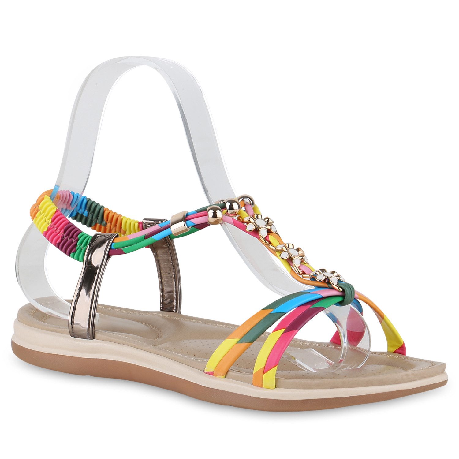 VAN HILL 841041 Riemchensandale Schuhe