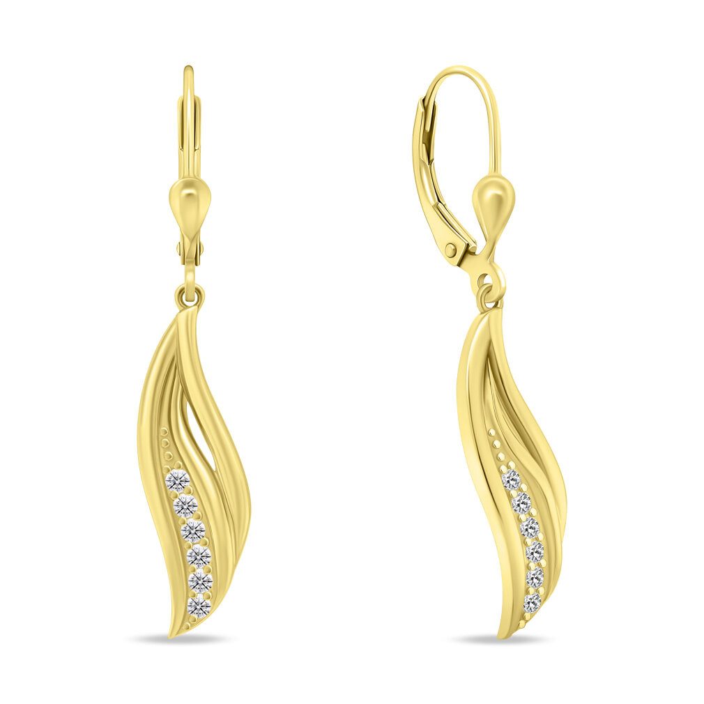 Brilio Silver Ohrring-Set Dezente vergoldete Ohrringe mit Zirkonen EA274Y günstig online kaufen