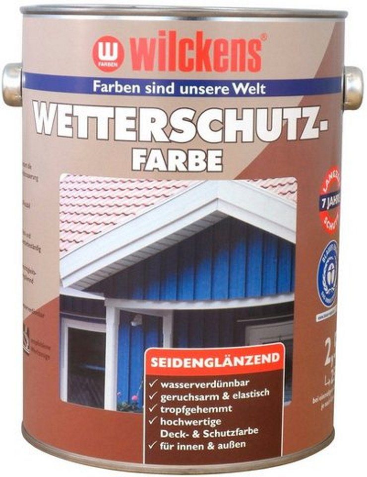 Wilckens Farben Wetterschutzfarbe 750 ml Silbergrau RAL 701