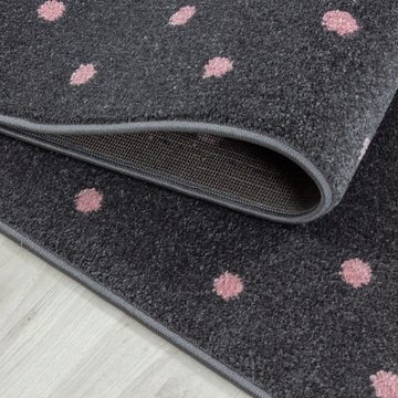 Kinderteppich Kinder Teppich Bianca Pink, Teppich Boss, rund, Höhe: 10 mm