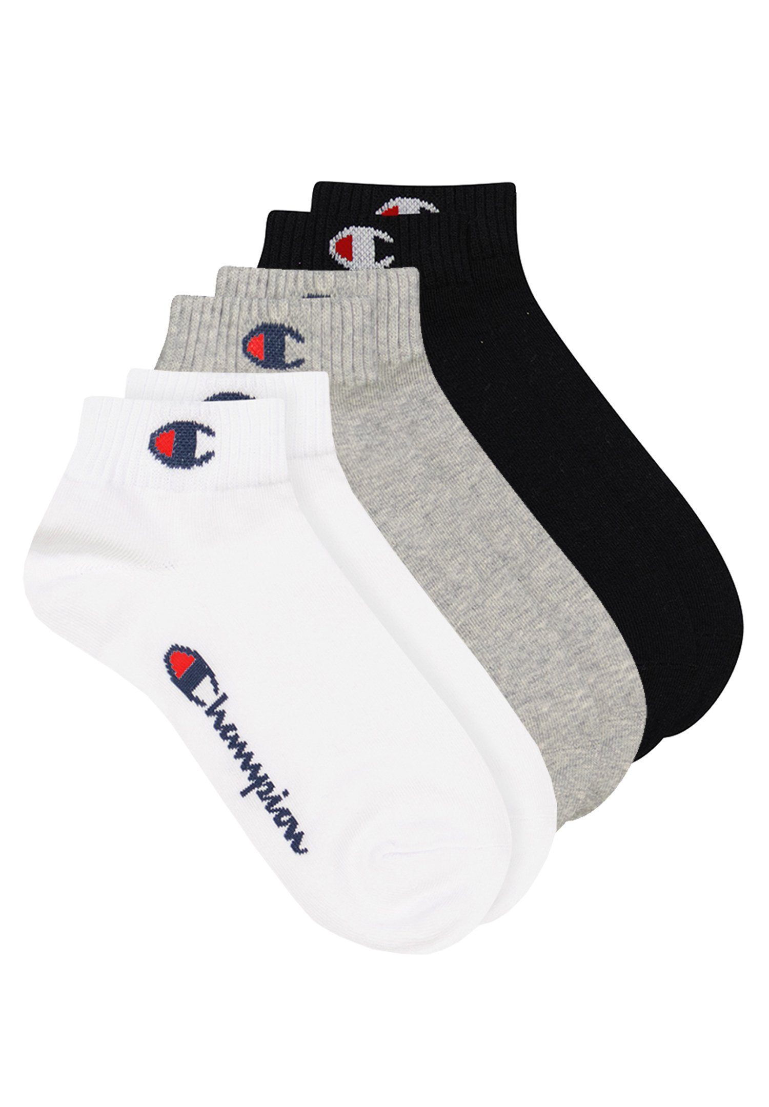 Champion Kurzsocken Quarter Socks 3pk (Set, 3-Paar, 3er-Pack)