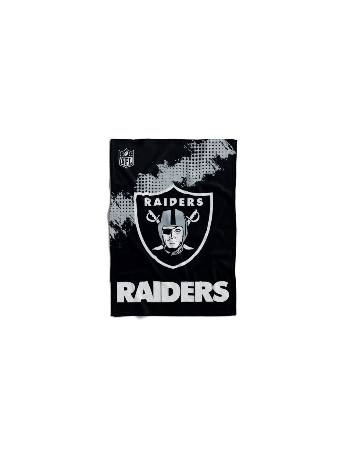 Las Vegas Raiders Tagesdecke Las Vegas Raiders Flannel Decke /Throw "CORNER"