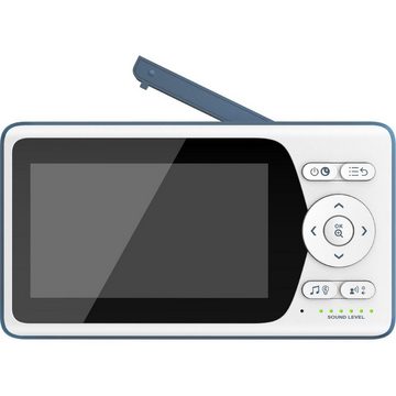 Telefunken Video-Babyphone VM-F400 Video-Babyphone 4.3'' Display Infrarotmodus 640x480px, Starre Kamera