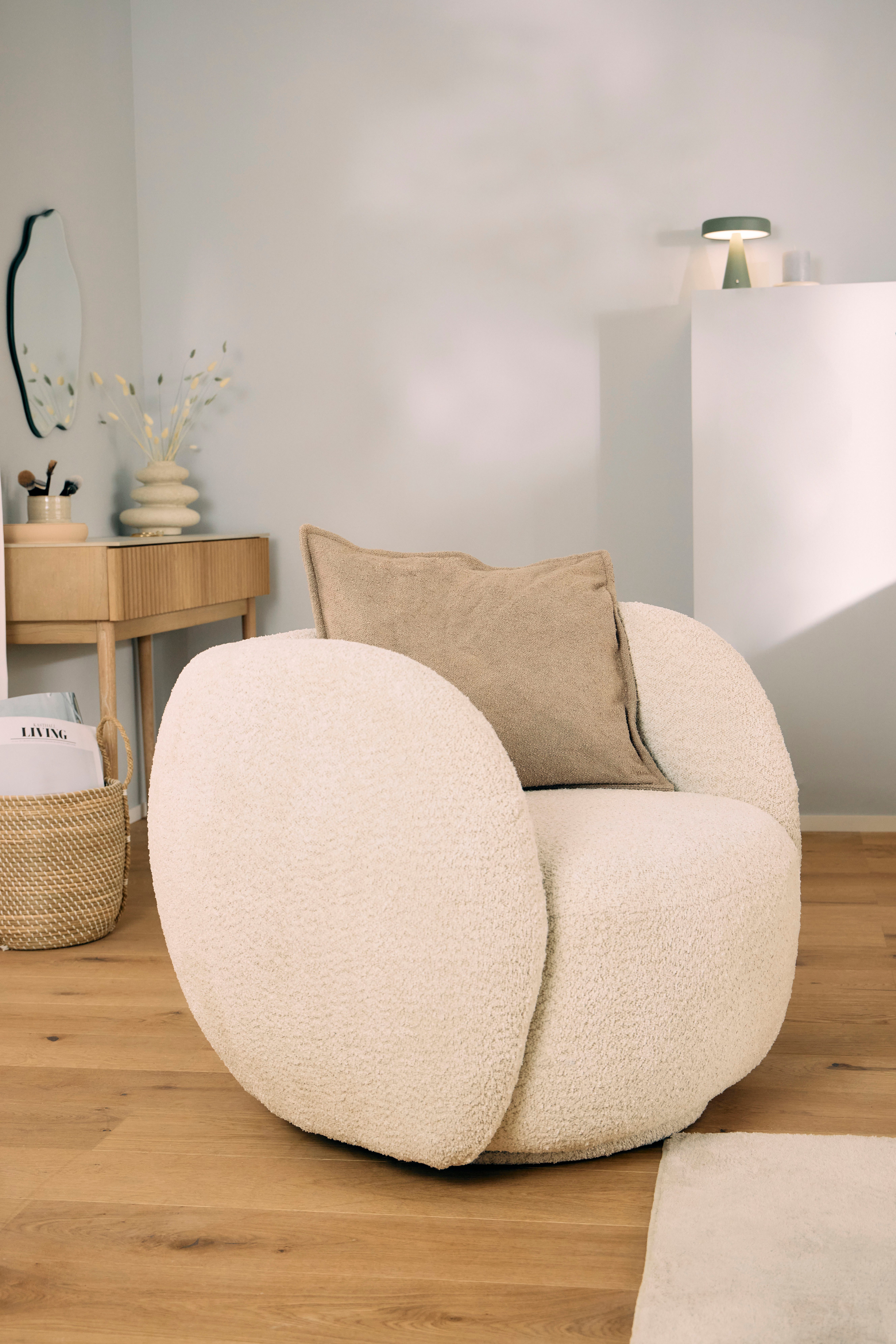 homsy by Ana Johnson Sessel Pebbla, exklusiver, formschöner Designsessel, D günstig online kaufen