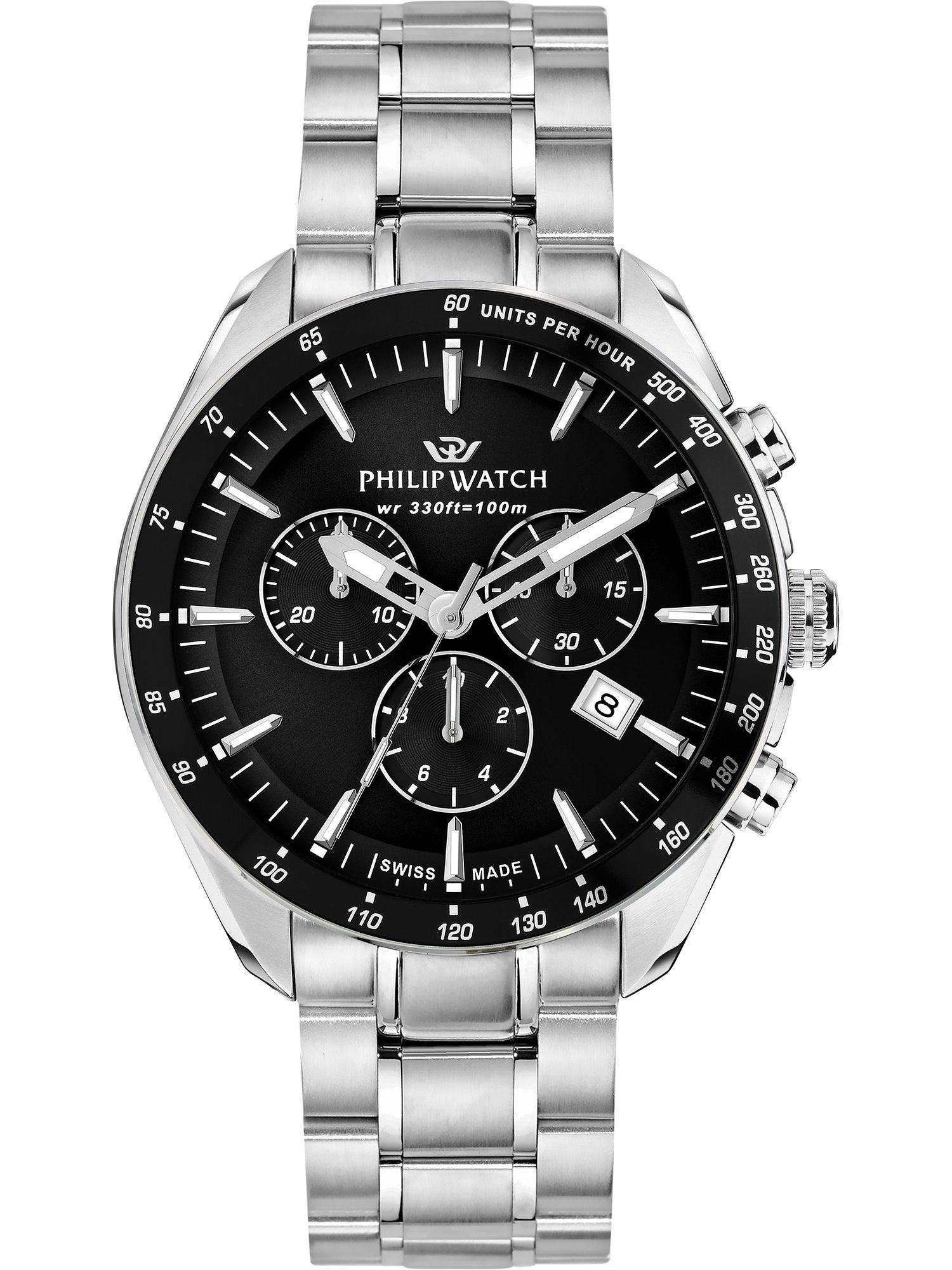 Chronograph Philip Watch Herren-Uhren Analog Quarz