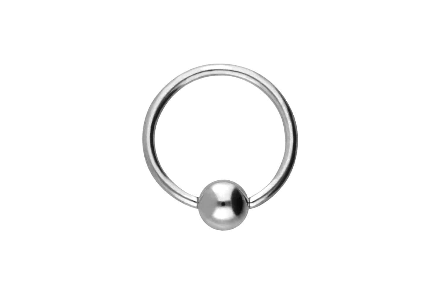 Piercing-Set Titan O-Ring KUGEL - biegbar