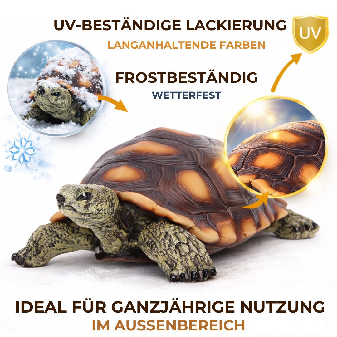 Topanbieter999 Gartenfigur Schildkröte forstbeständig & UV-geschützt für innen & außen