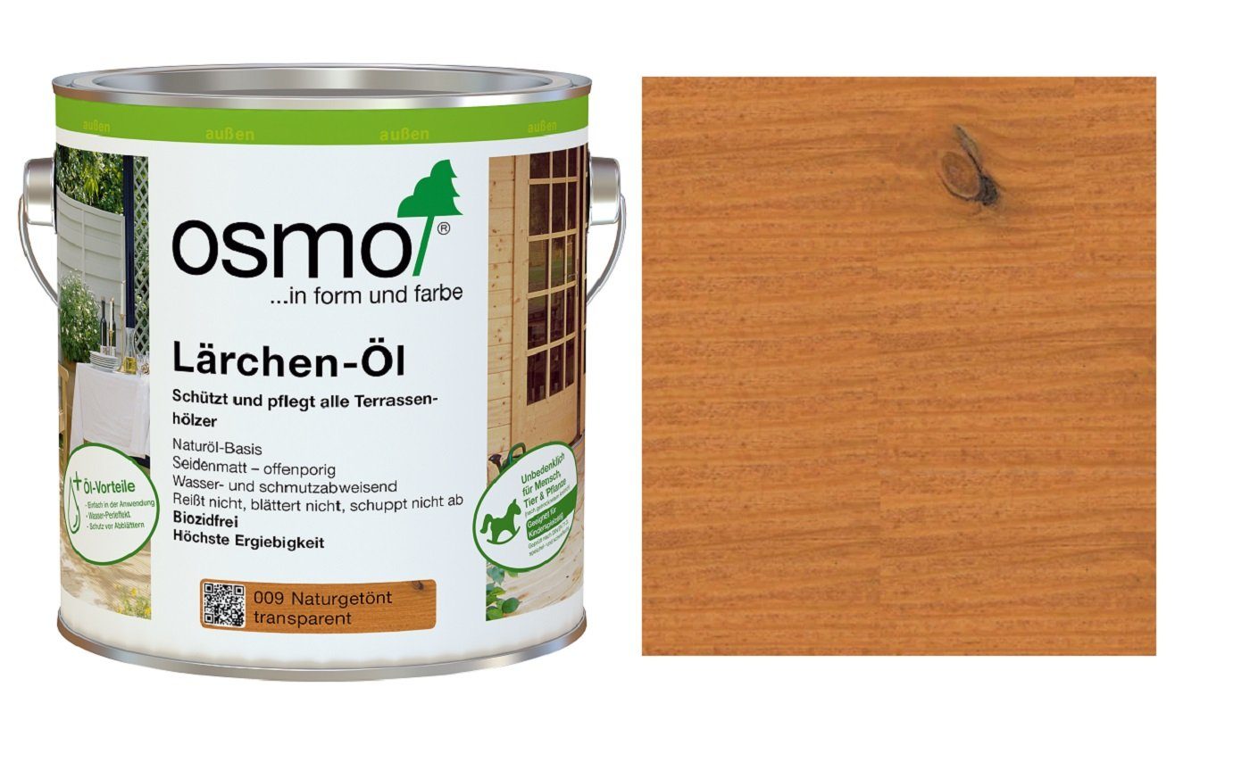 Osmo Holzöl OSMO 009 Lärchen Öl Naturgetönt 2,5 Ltr