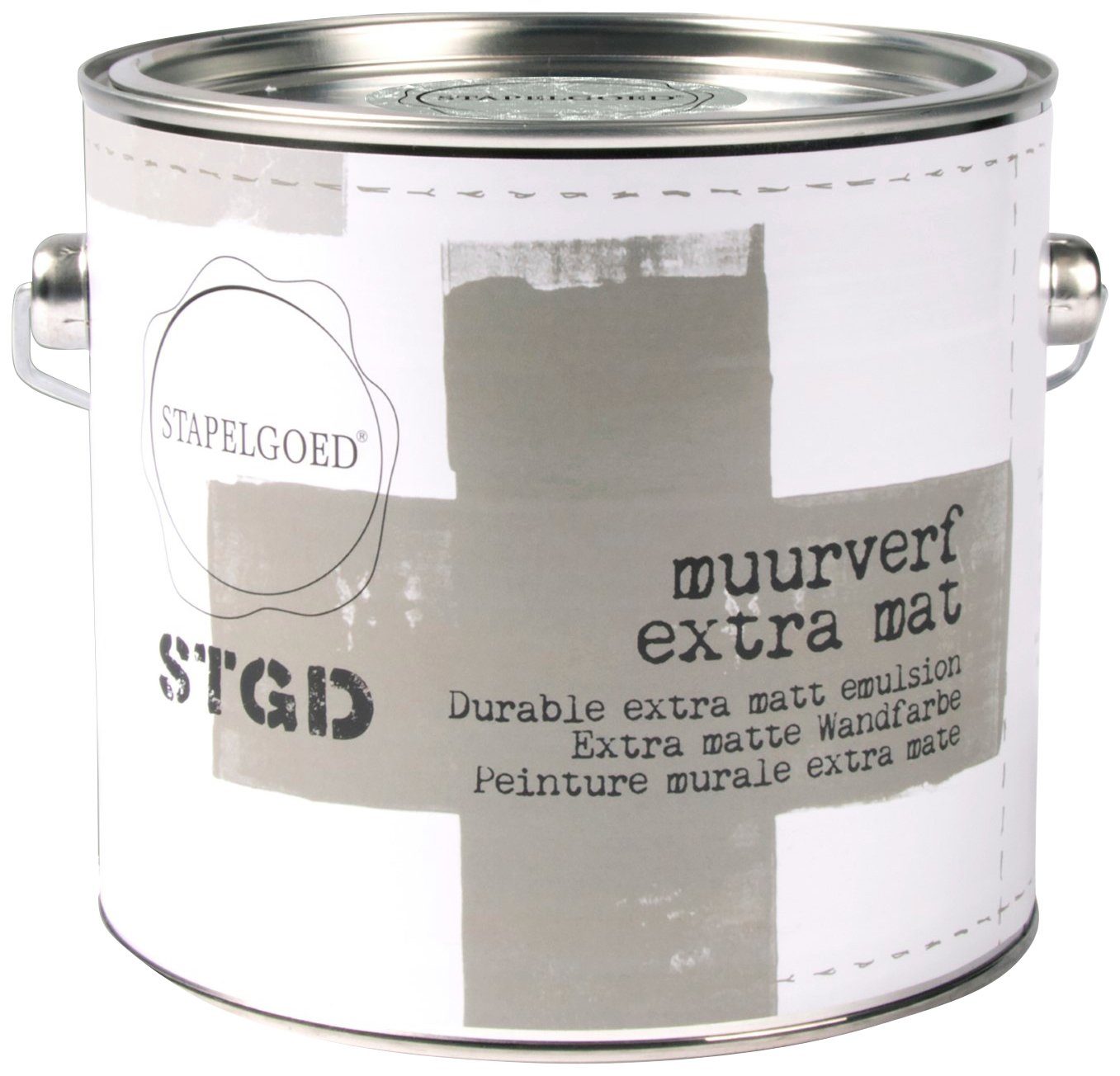 matt, waschbeständig, muurverf STGD Liter und Mouse STAPELGOED grey Grau 2,5 Wandfarbe shades, hochdeckend extra