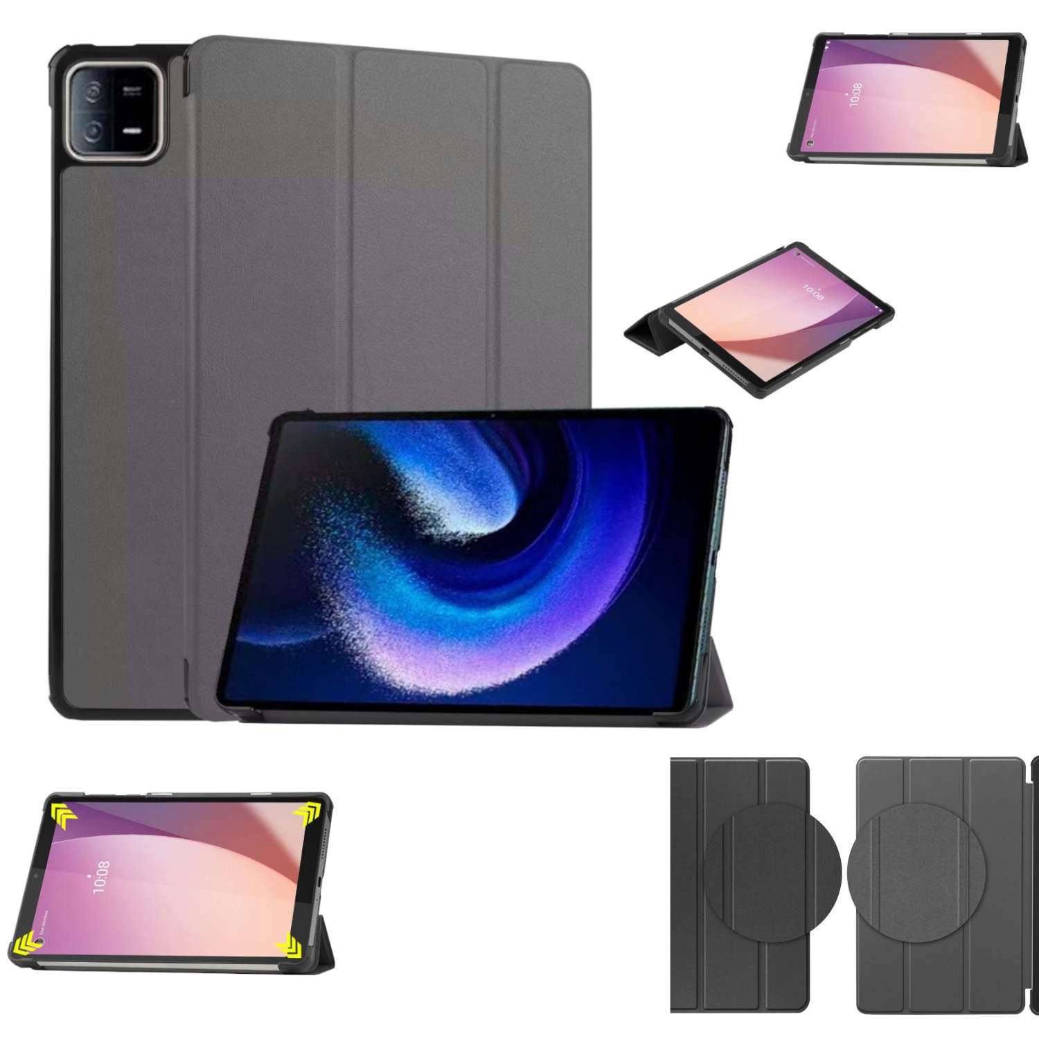 Wigento Tablet-Hülle Für Xiaomi Pad 6 / 6 Pro 11 Tablet Tasche 3folt Wake UP Smart Cover