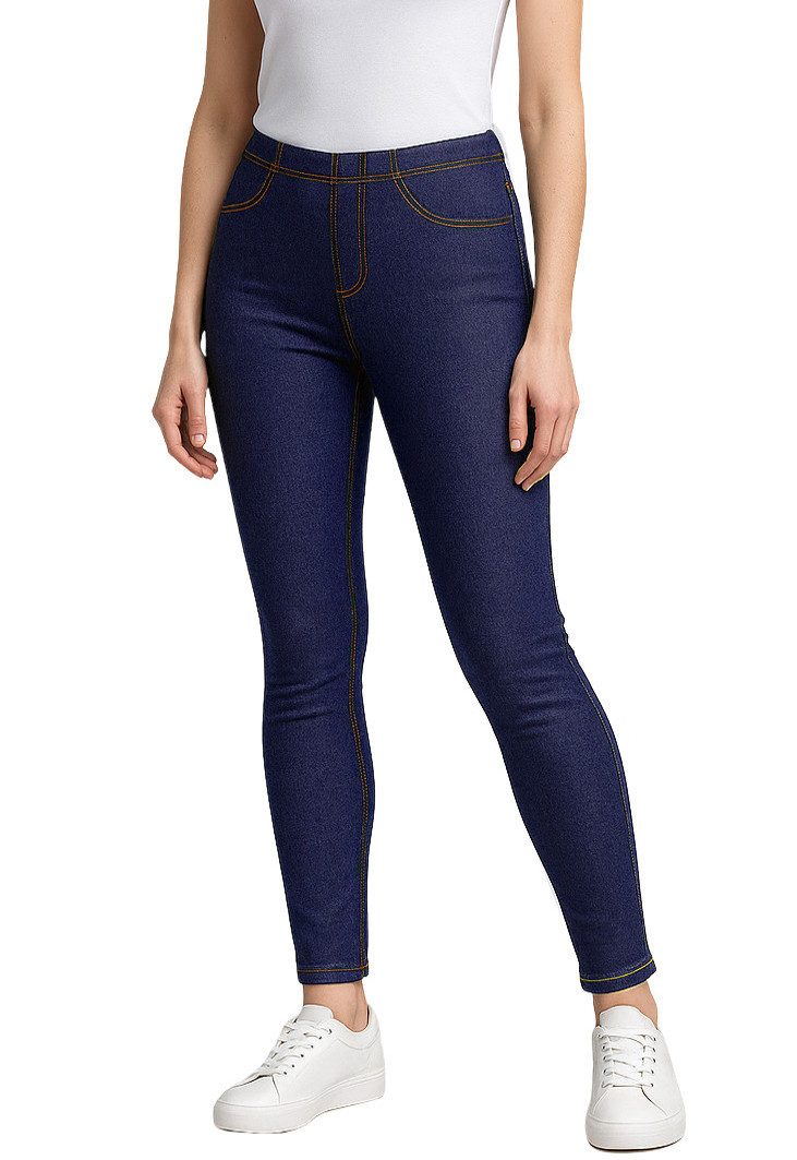 dy_mode Thermoleggings Damen Thermo-Leggings in Jeans-Optik günstig online kaufen