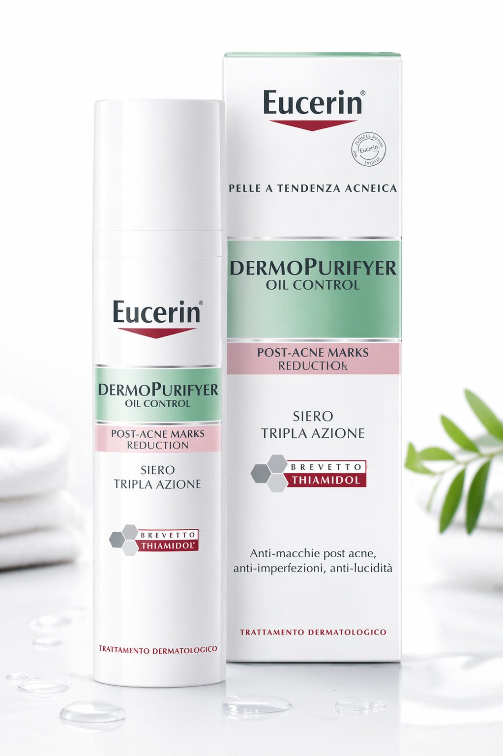 Eucerin Augencreme Eucerin Dermopurifyer Triple Action Serum 40ml Anti Akne Creme