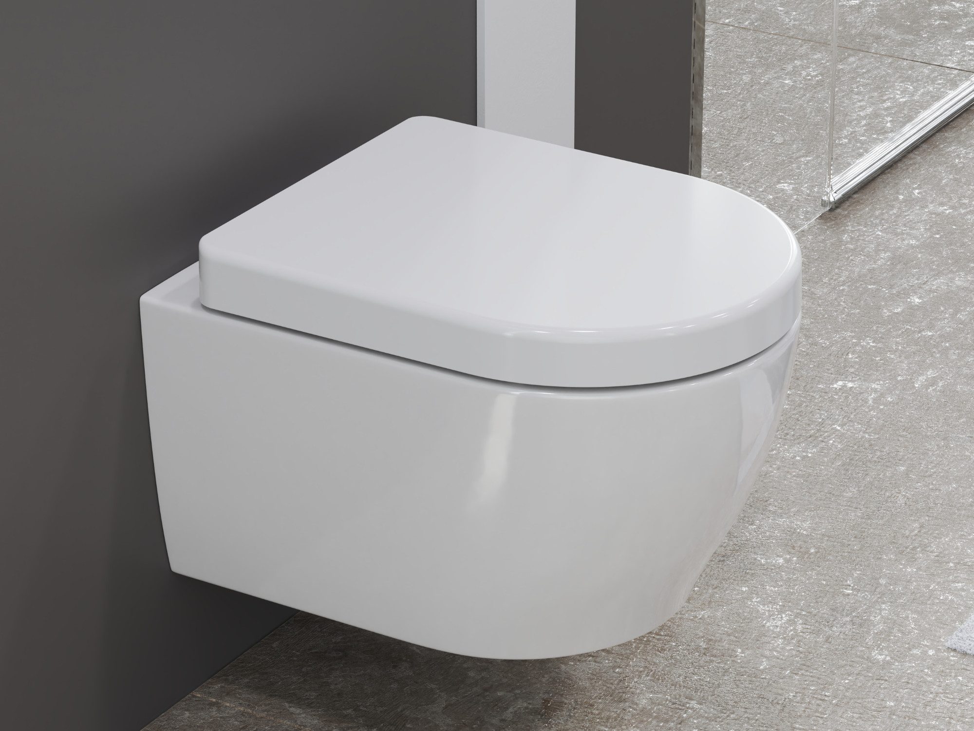 Aqua Bagno Tiefspül-WC spülrandlose Toilette mit günstig online kaufen