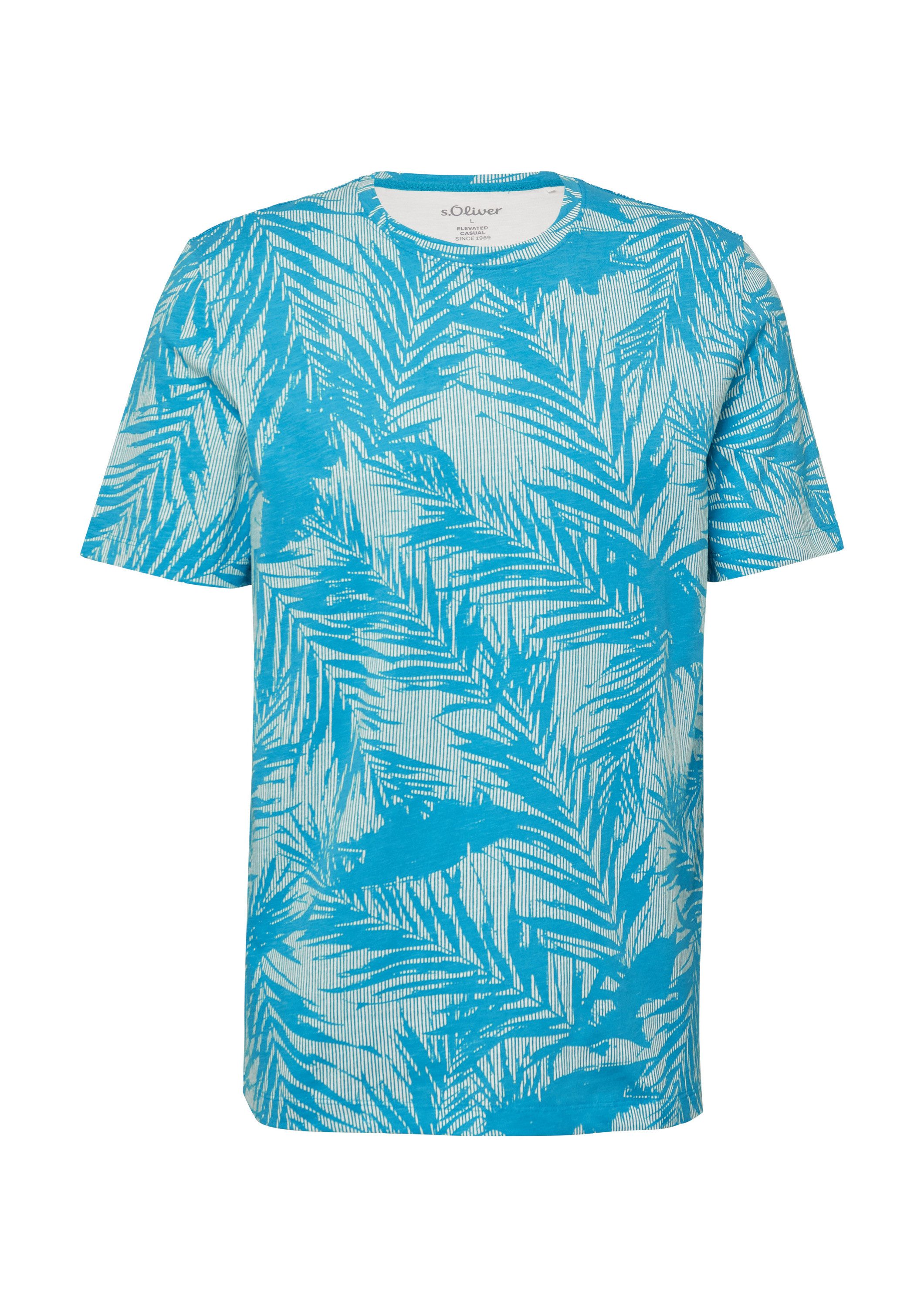 s.Oliver Kurzarmshirt T-Shirt T-Shirt mit Crew günstig online kaufen