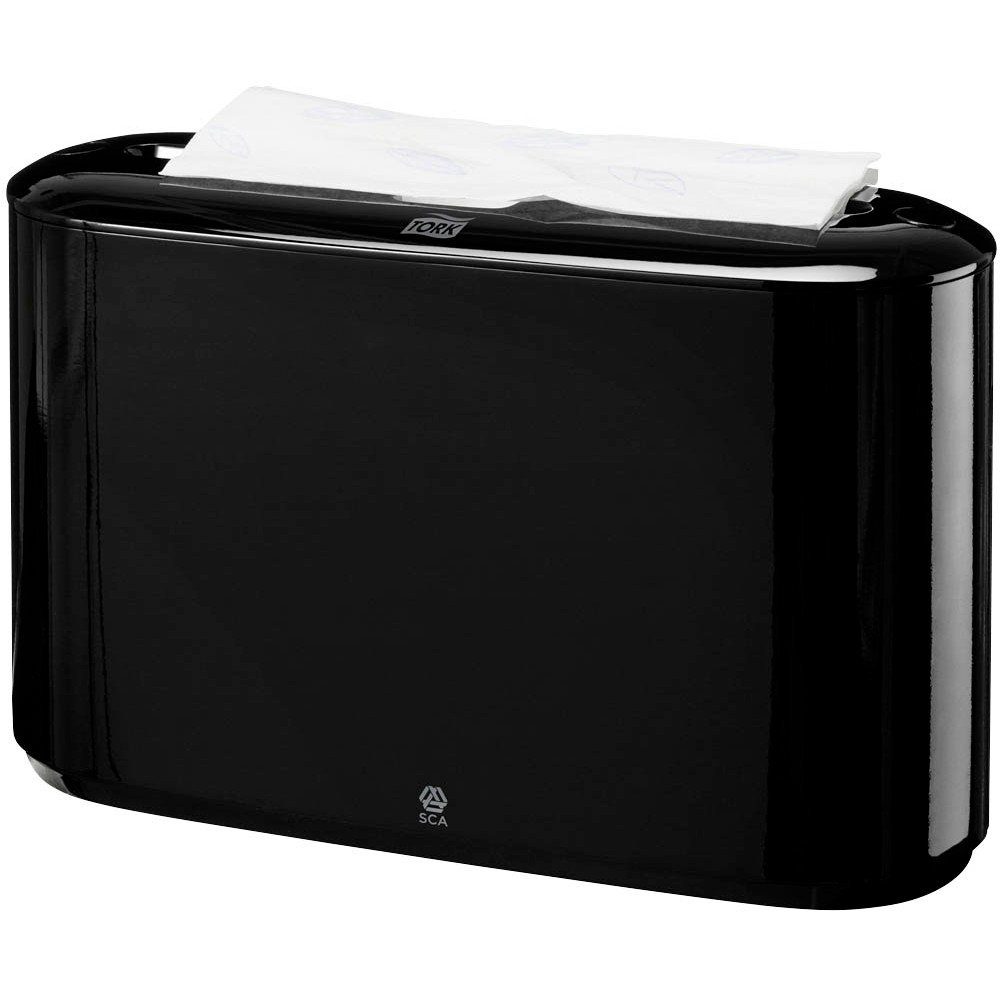 TORK Handtuchhalter 1 Papierhandtuchspender Tischspender H2 Xpress® schwarz, Vorratsanzeige