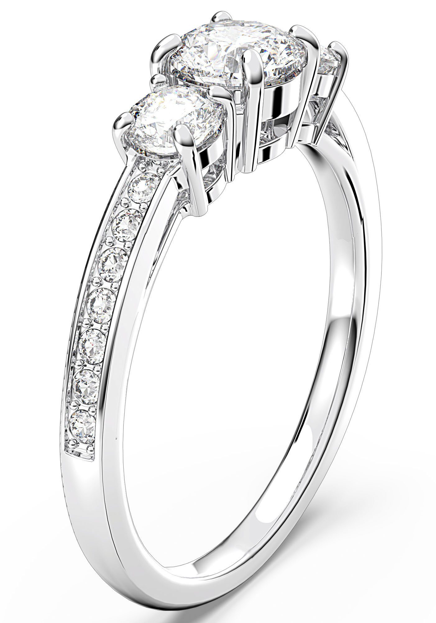 Swarovski Fingerring Stilla Round Attract, mit Swarovski® Kristall günstig online kaufen