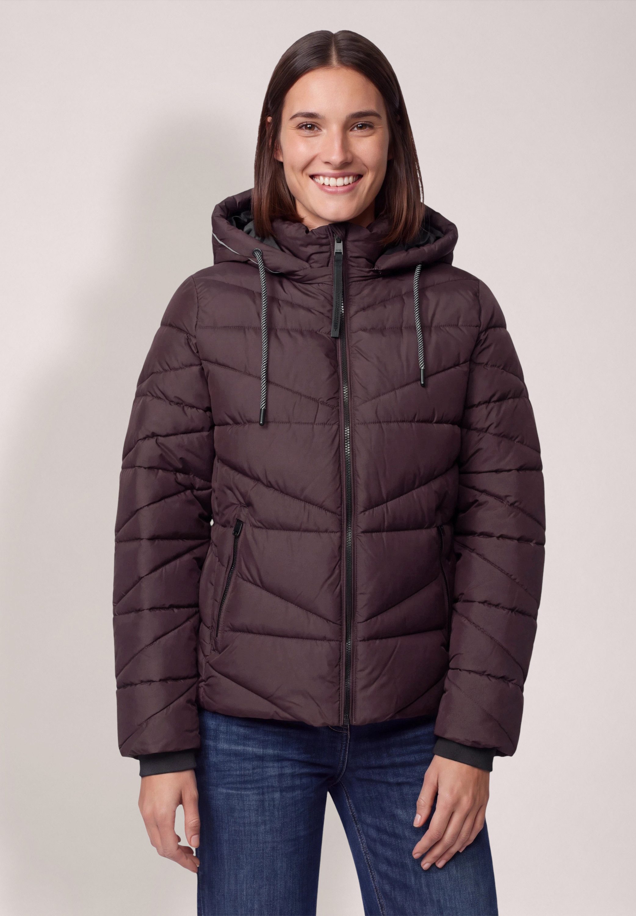 CECIL Steppjacke mit Kapuze
