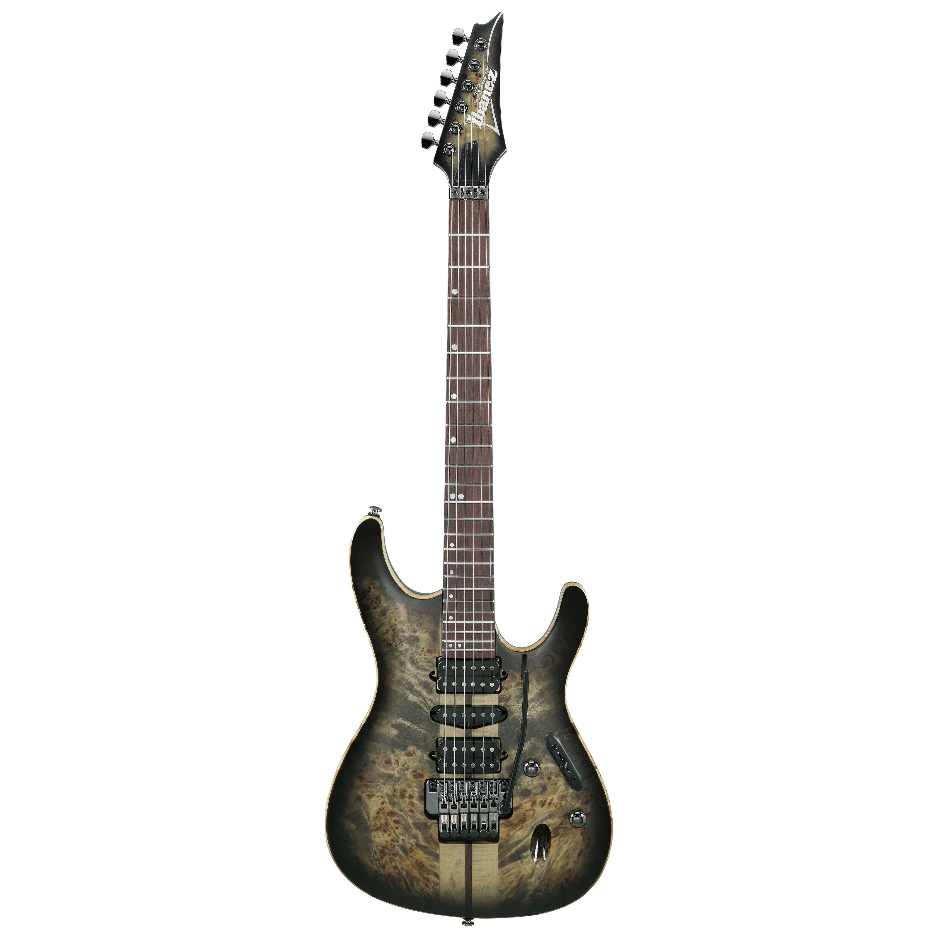 Ibanez E-Gitarre, E-Gitarren, Ibanez Modelle, Premium S1070PBZ-CKB Charcoal Black Burst - E-Gitarre