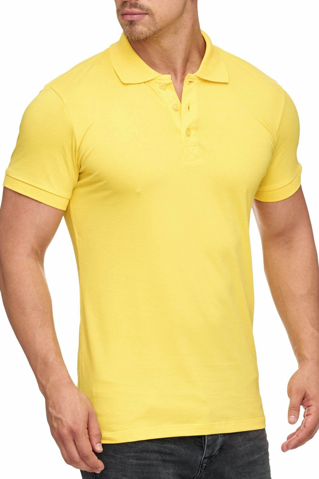 Tazzio Poloshirt 17101 zeitloses Polo Shirt gelb