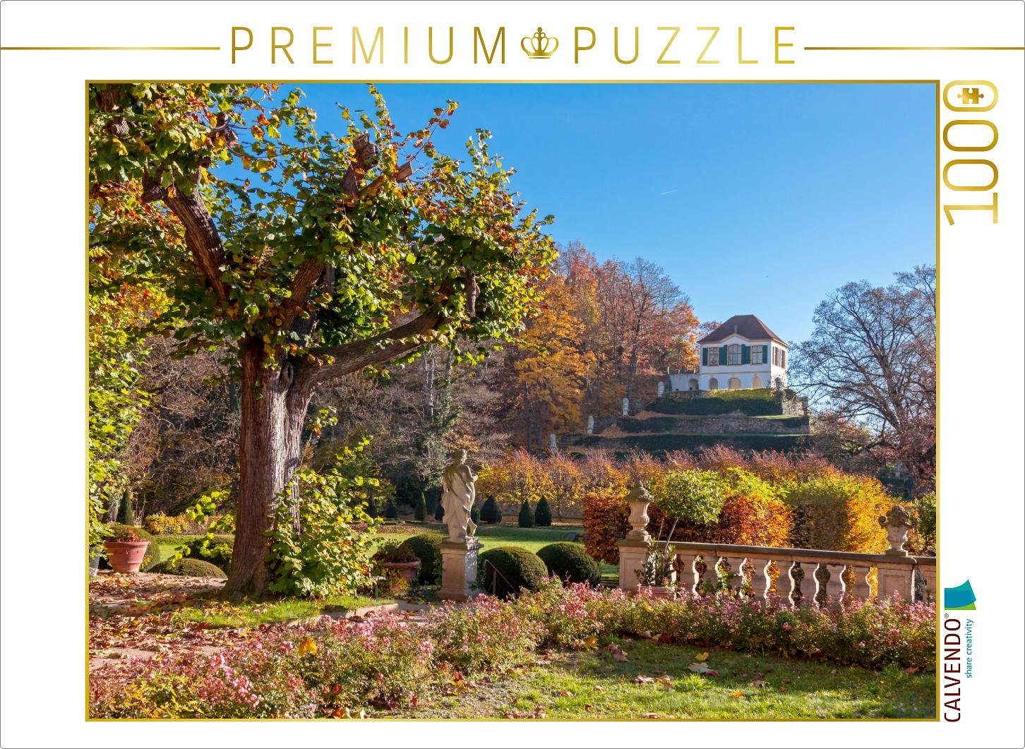 Puzzle CALVENDO Puzzle Herbst in Diesbar-Seußlitz 1000 Teile Lege-Größe 64 x 48 cm Foto-Puzzle Bild von wkbilder