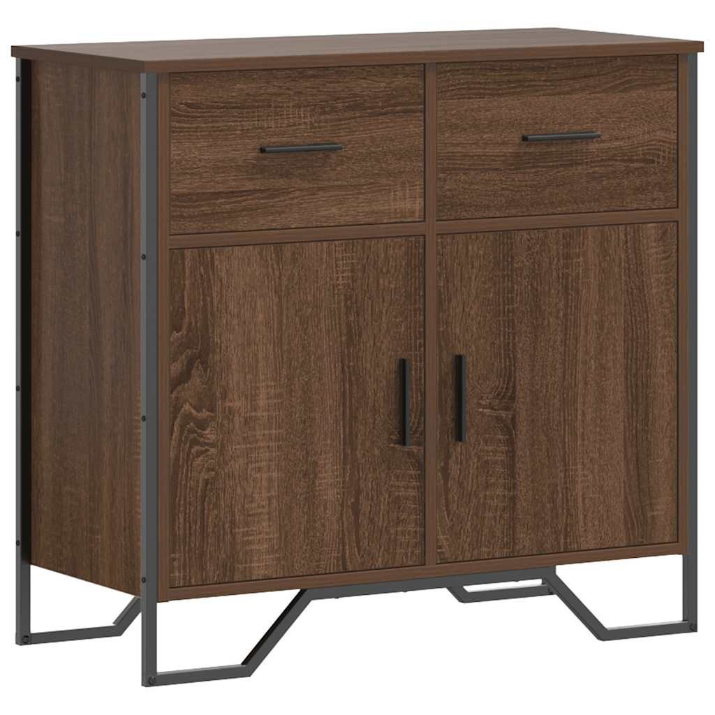 vidaXL Sideboard Sideboard Braun Eichen-Optik 79,5x35,5x74,5 günstig online kaufen