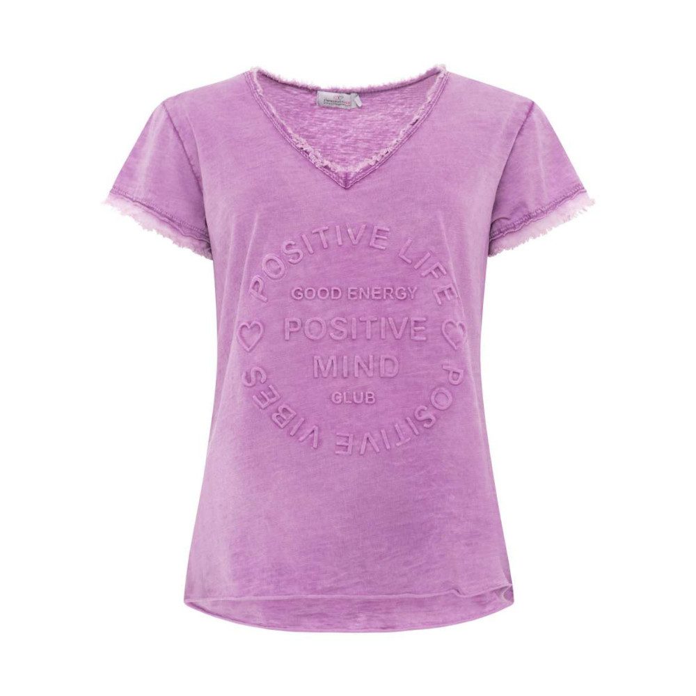 Zwillingsherz T-Shirt Damen T-Shirt Positive Mind in verschiedenen Farben A günstig online kaufen