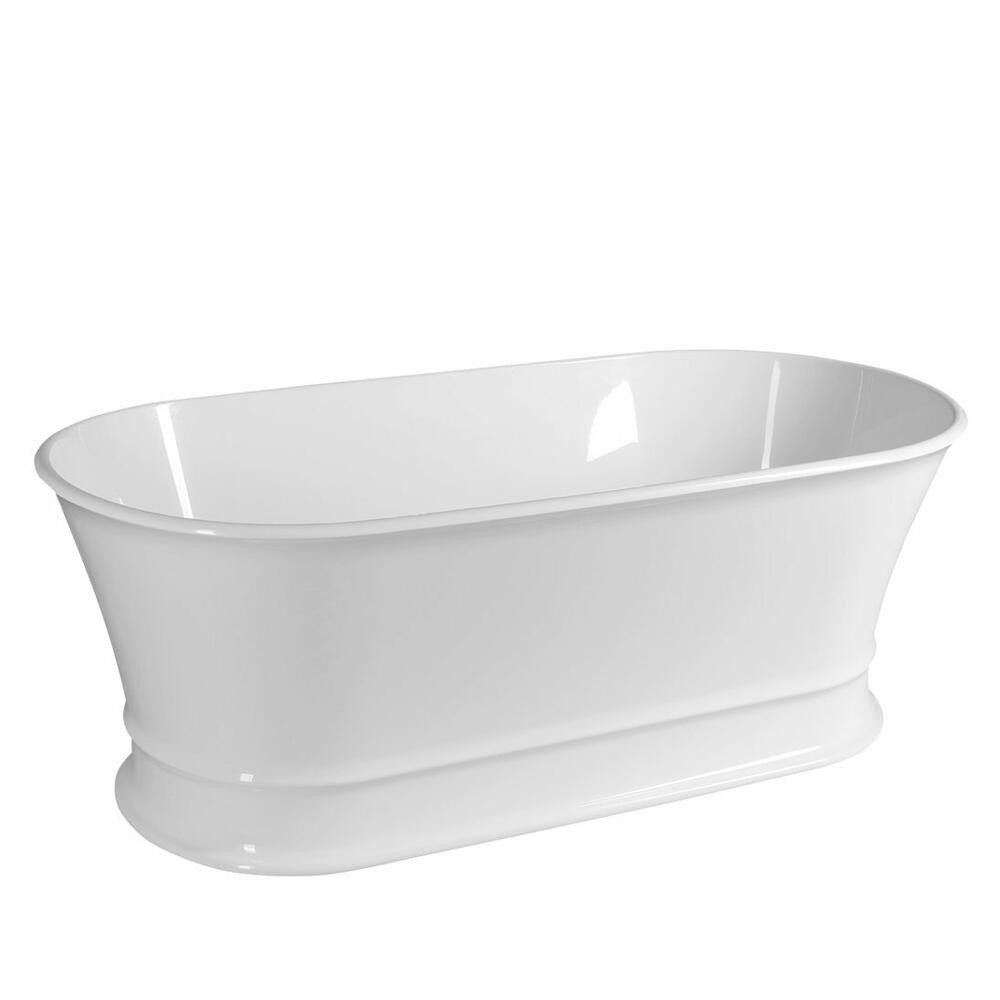 HAK Badewanne DELONIX Freistehende Gussmarmor-Badewanne 170x84cm, (1-tlg)