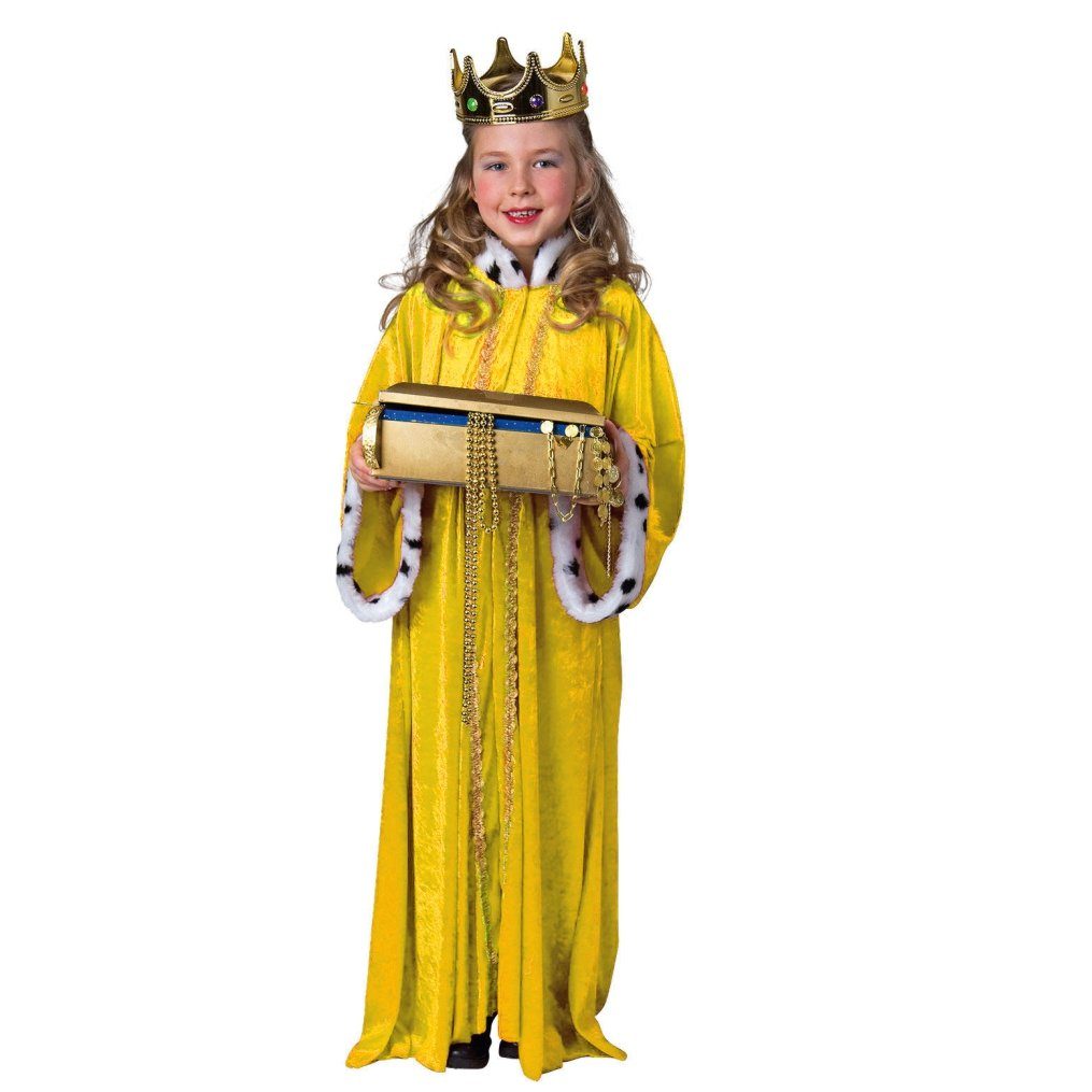 Festartikel Müller GmbH Kostüm Sternsinger Heiliger Drei Könige Gelber Mantel für Kinder