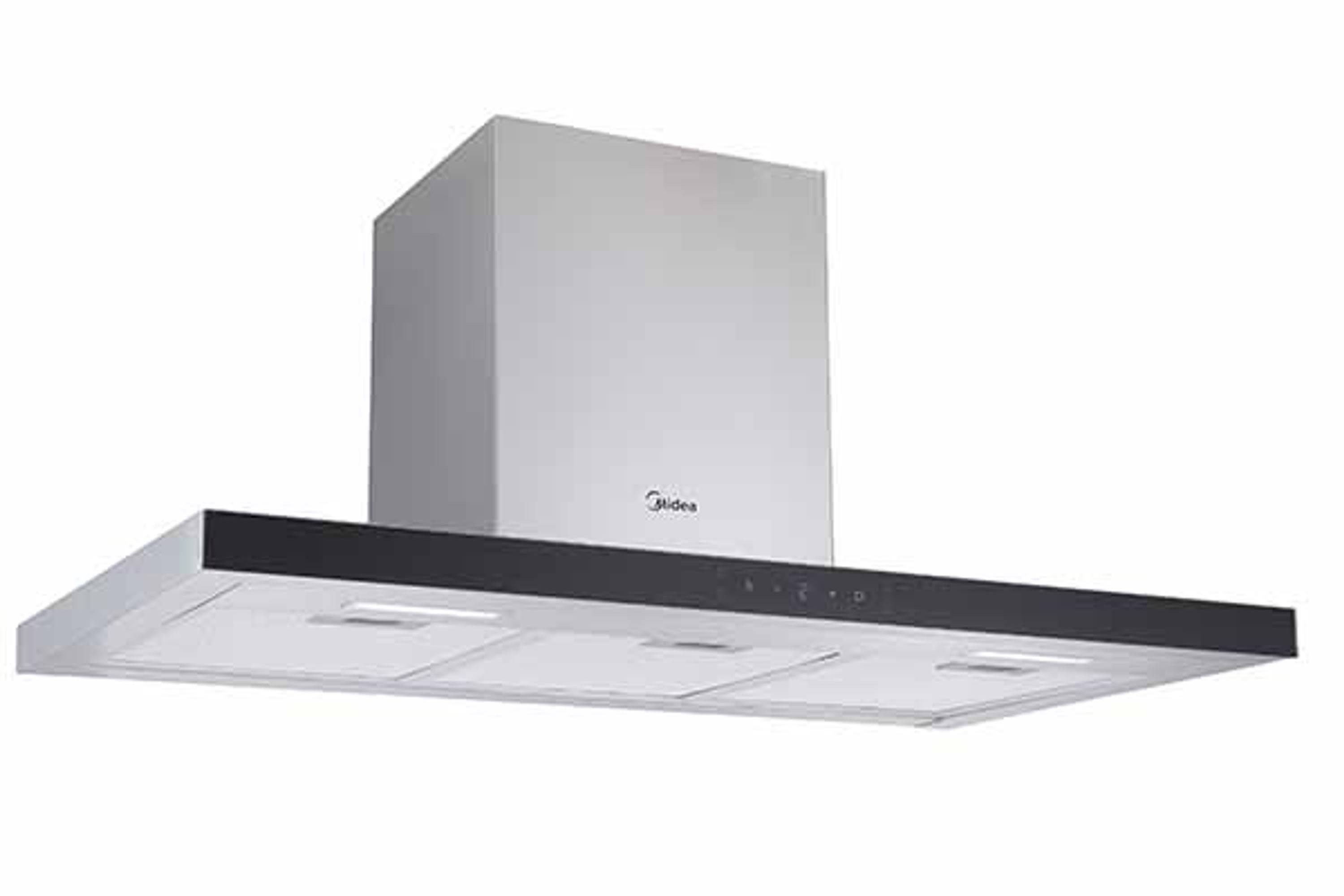 Midea Wandhaube HW 7.92 HW 7.92, 90cm breit, 4 Leistungsstufen, 5-schichtiger Fettfilter