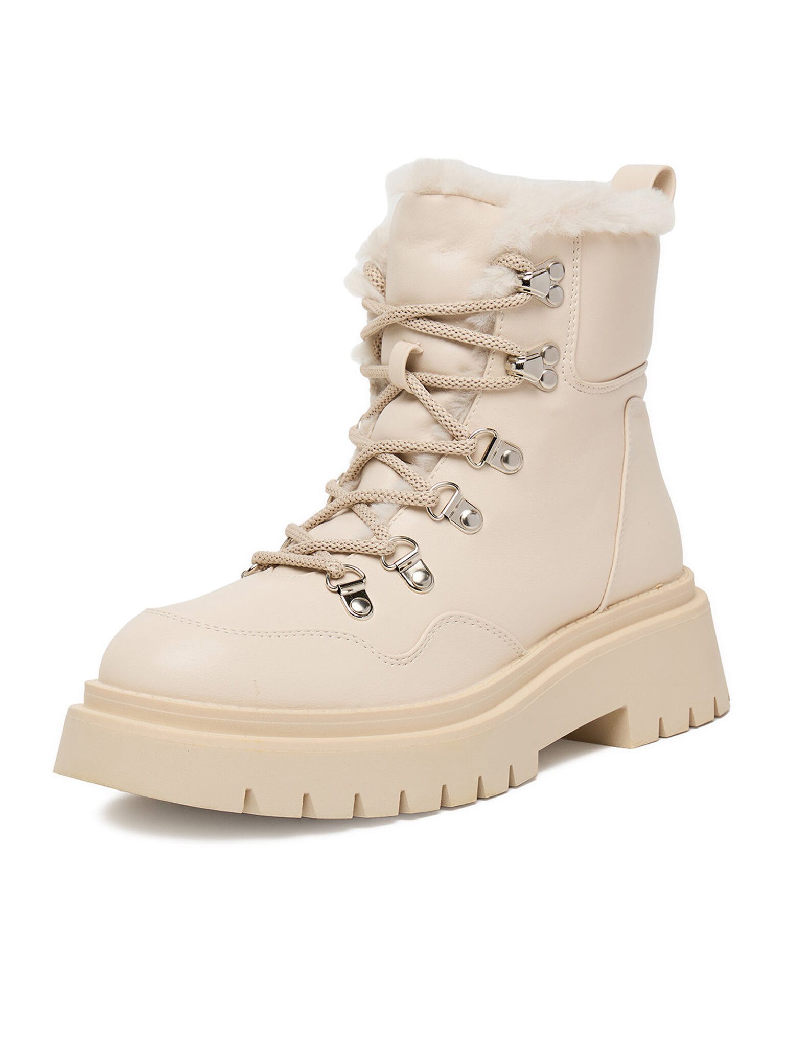 DeeZee Deezee Damenstiefel Écru 13116-4 Stiefel