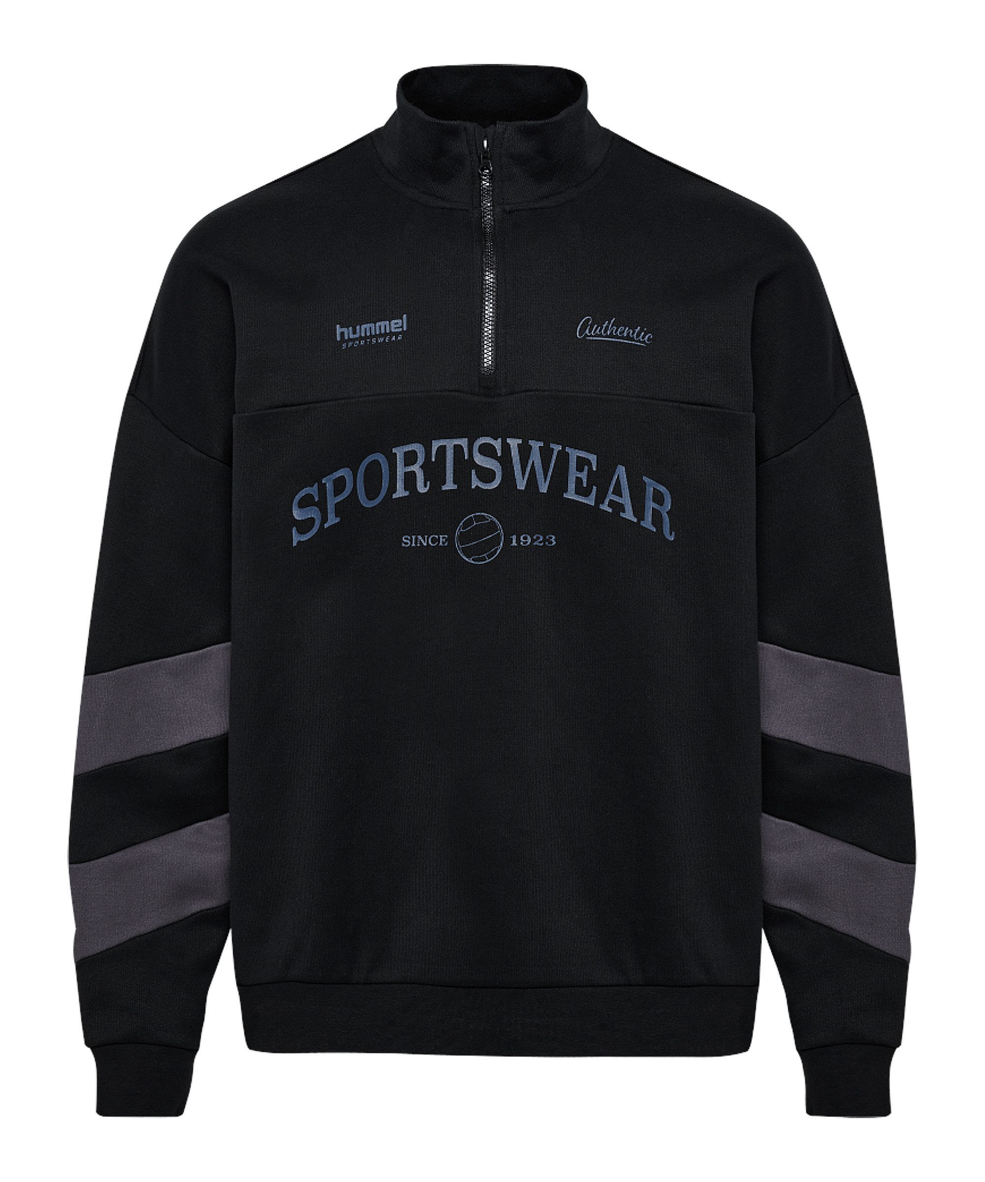 Sweatshirt Hummel Oversized Halfzip Sweatshirt Langarm-Shirts