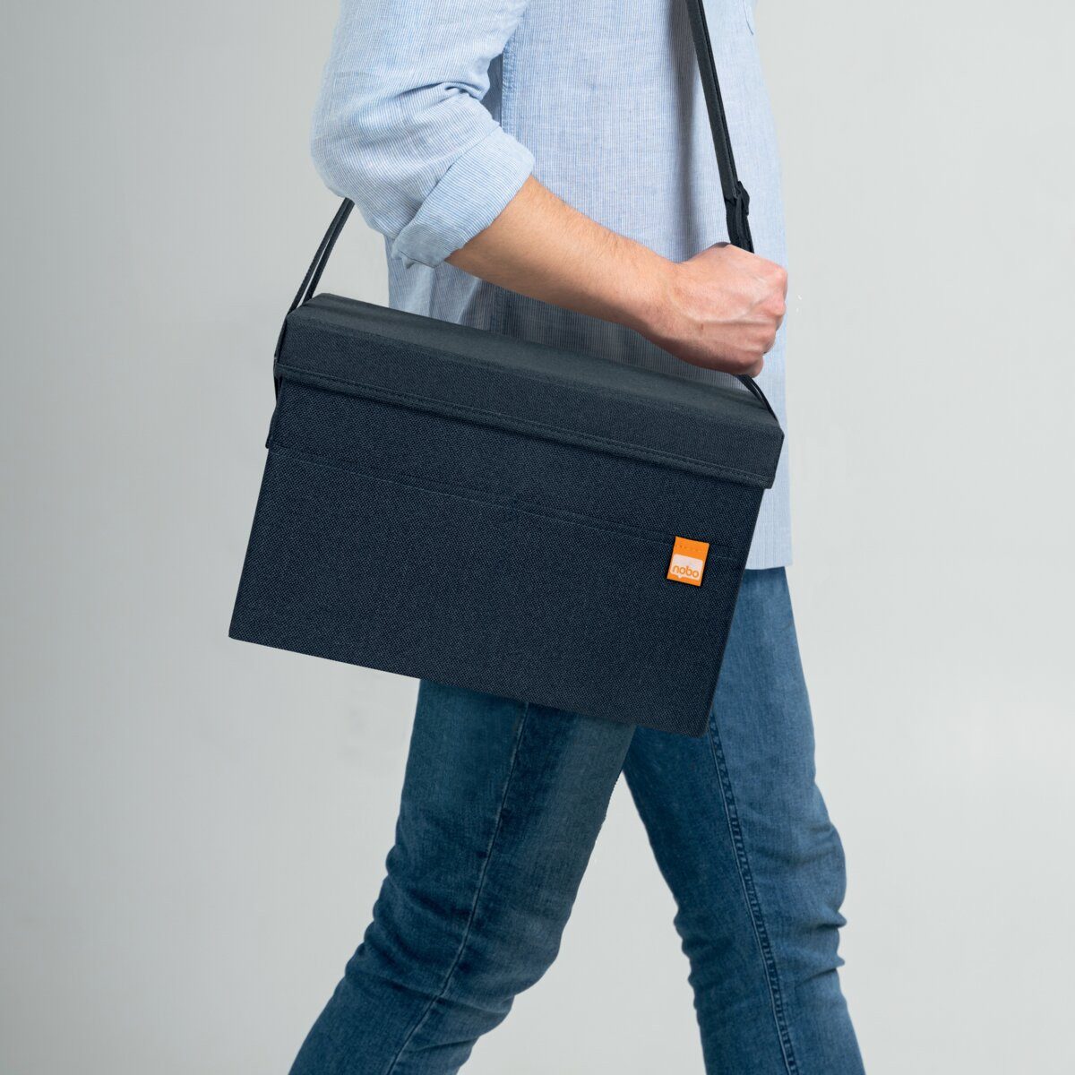 NOBO Magnettafel Whiteboard Zubehör-Tasche grau