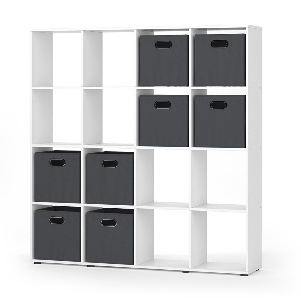 Vicco Raumteiler Karree, Weiß, 138.5 x günstig online kaufen