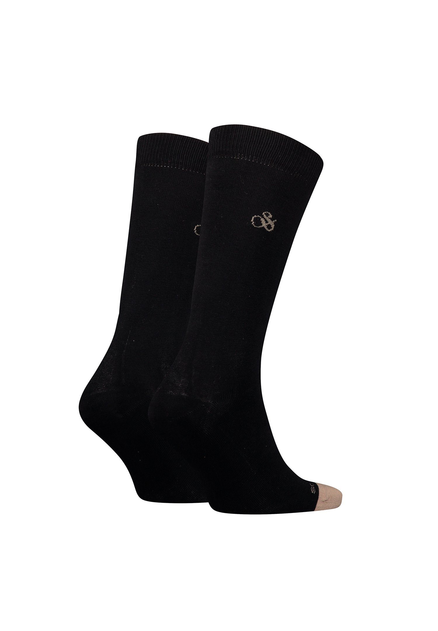Kurzsocken CLASSIC Scotch Black Socks (2-Paar) Soda SCSO Dip Toe 2P &