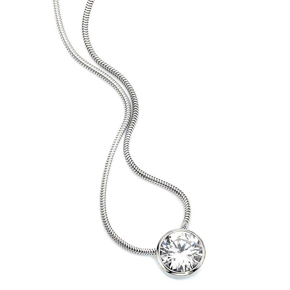 Schmuck Krone Kettenanhänger Zirkonia Anhänger aus 925 Silber, Silber 925 günstig online kaufen