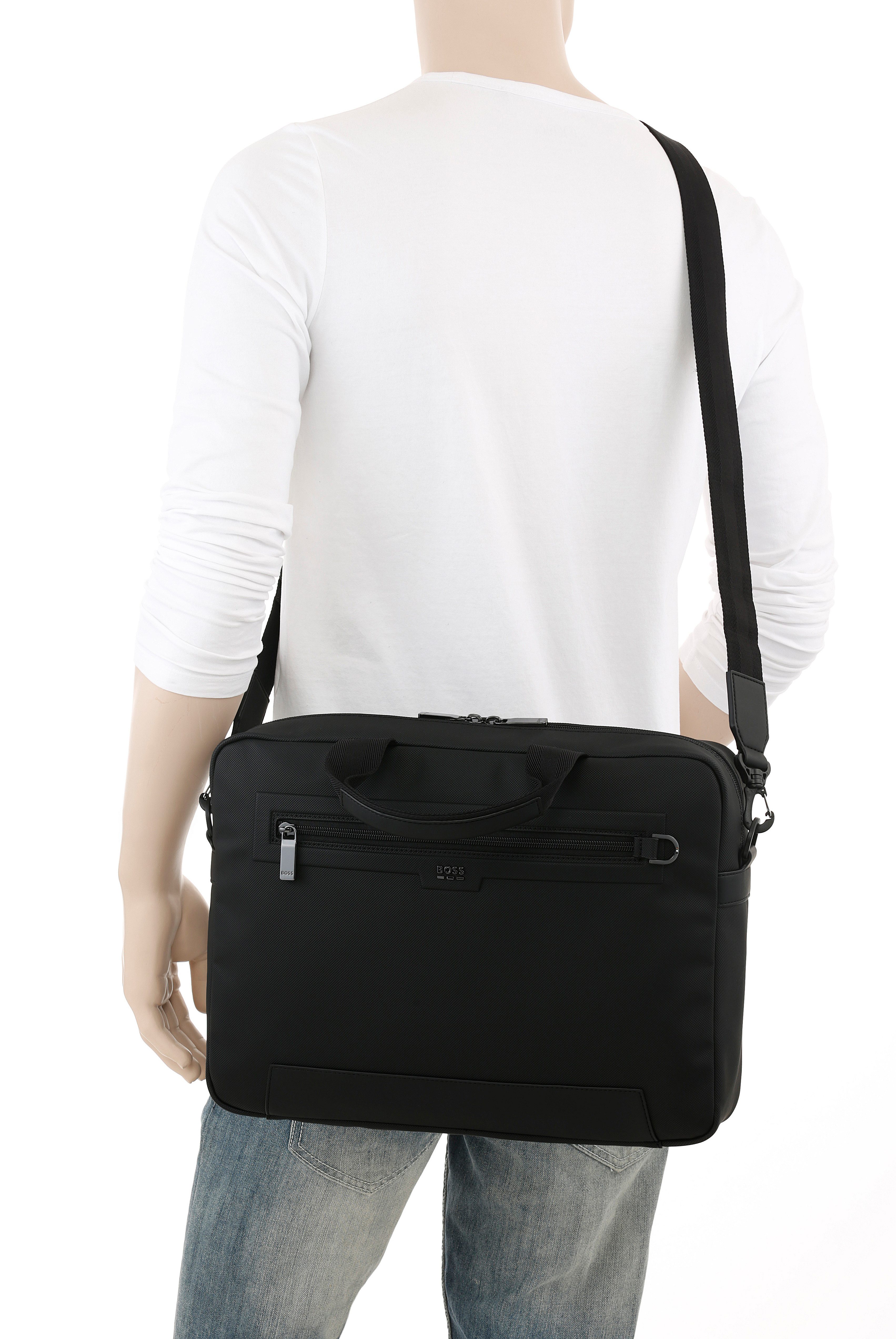 BOSS Aktentasche Cullen_Doc, Herren Businesstasche, Crossbody-Bag mit doppeltem Tragegriff