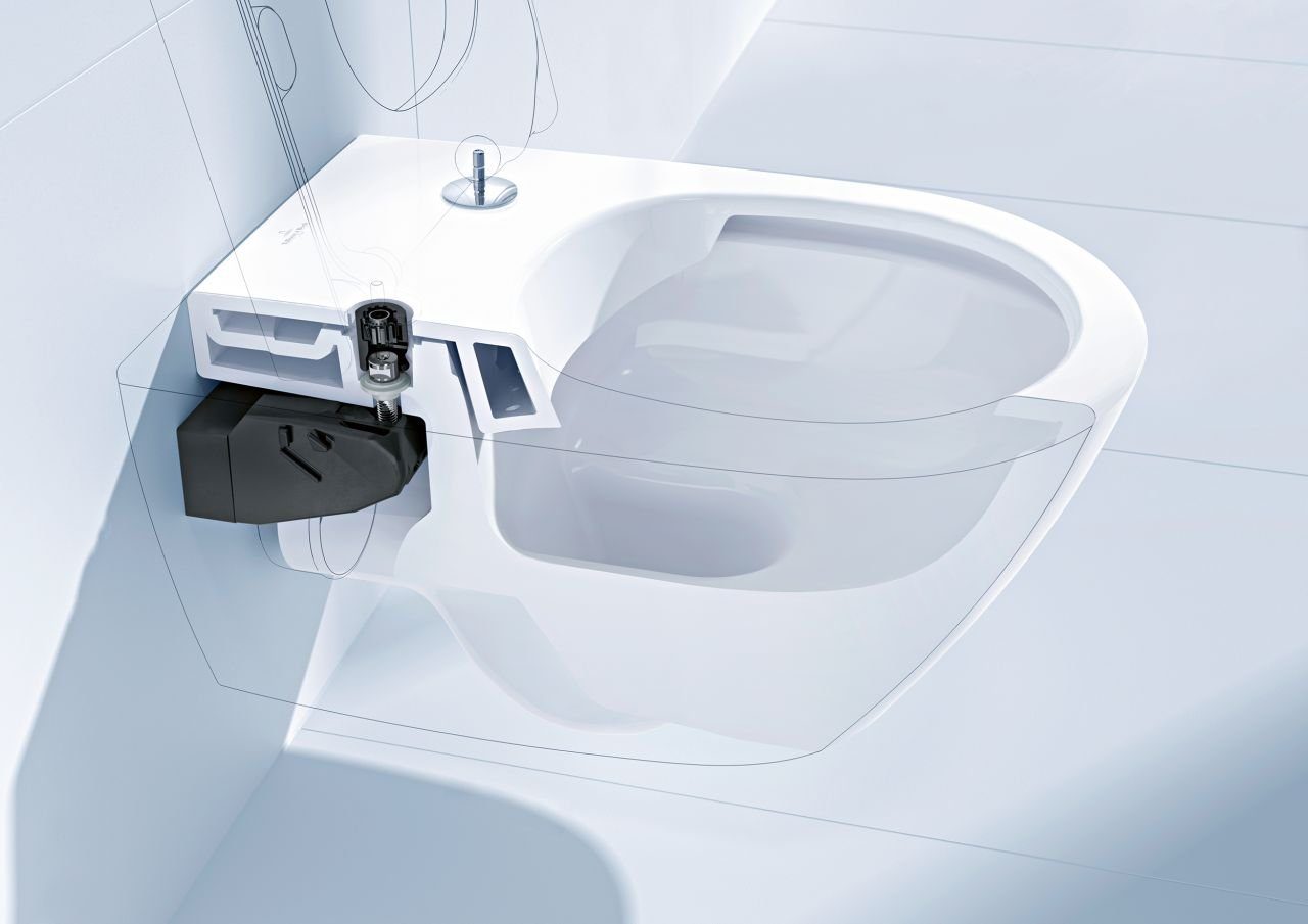 Villeroy & Boch Wand-WC-Befestigung Villeroy & Boch Wand-Tiefspül WC Subway 2.0