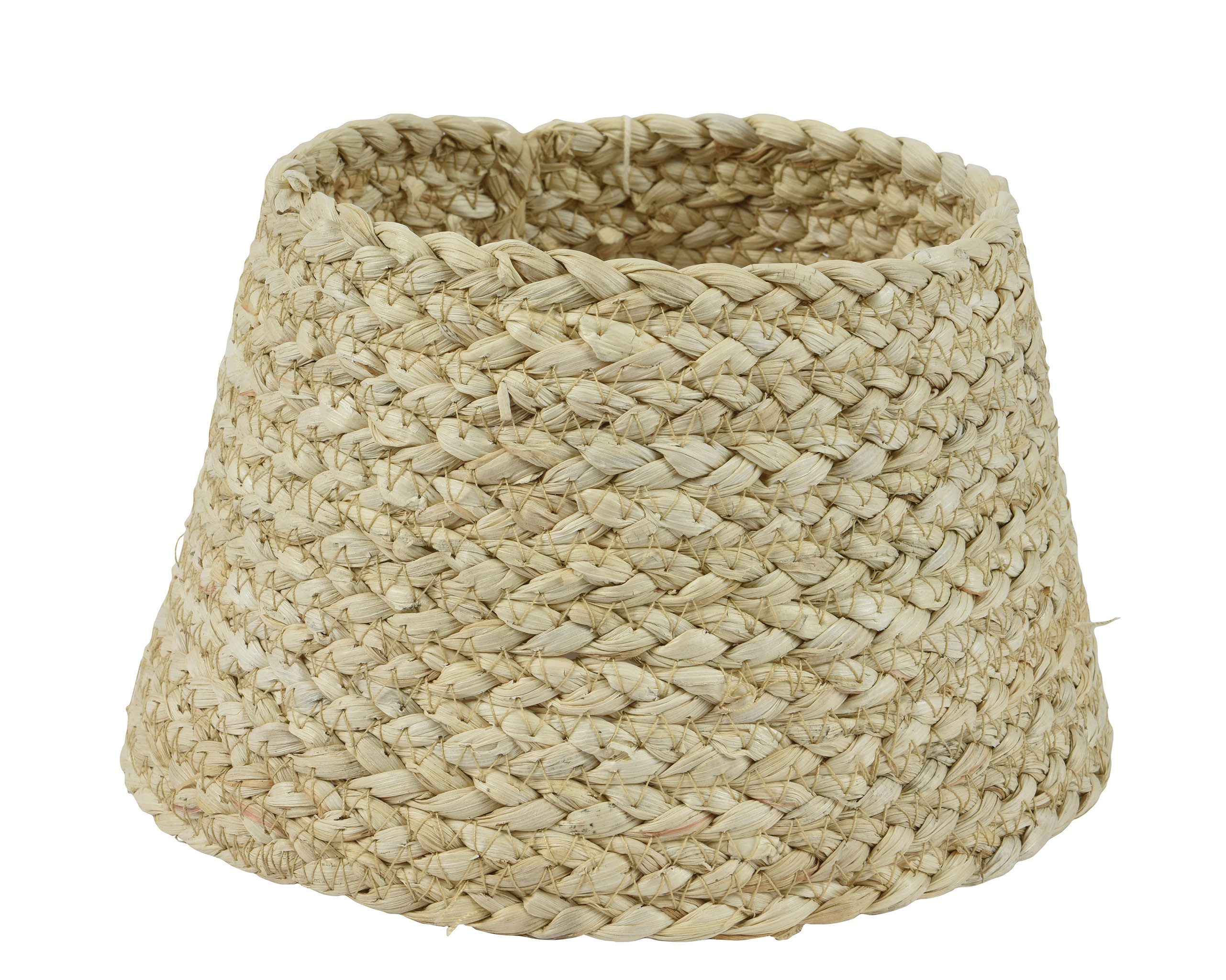 Kaemingk Weihnachtsbaumdecke, Weihnachtsbaumrock aus Maisblättern 25x15cm Natur Braun